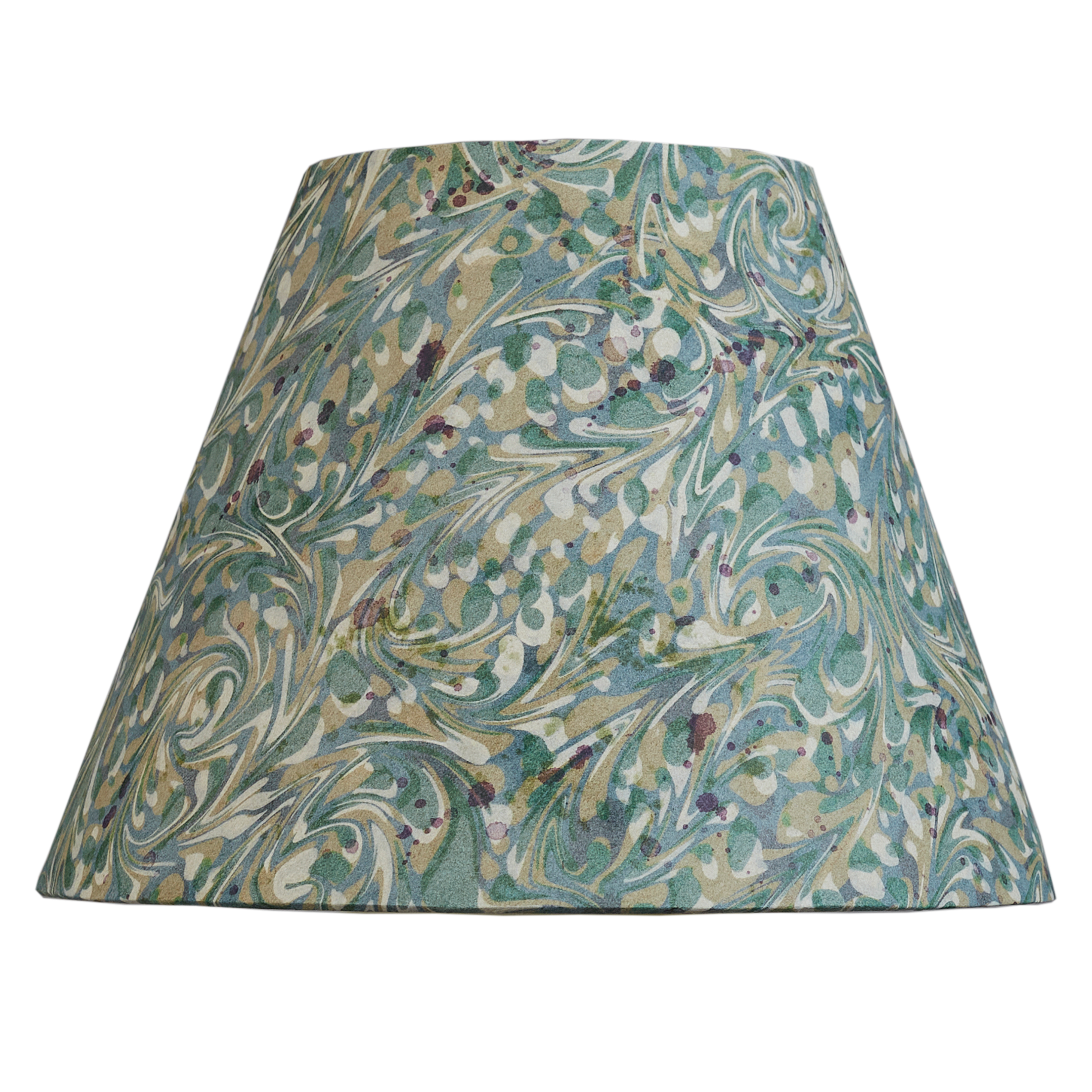 10" Lampshade: Marble Aqua