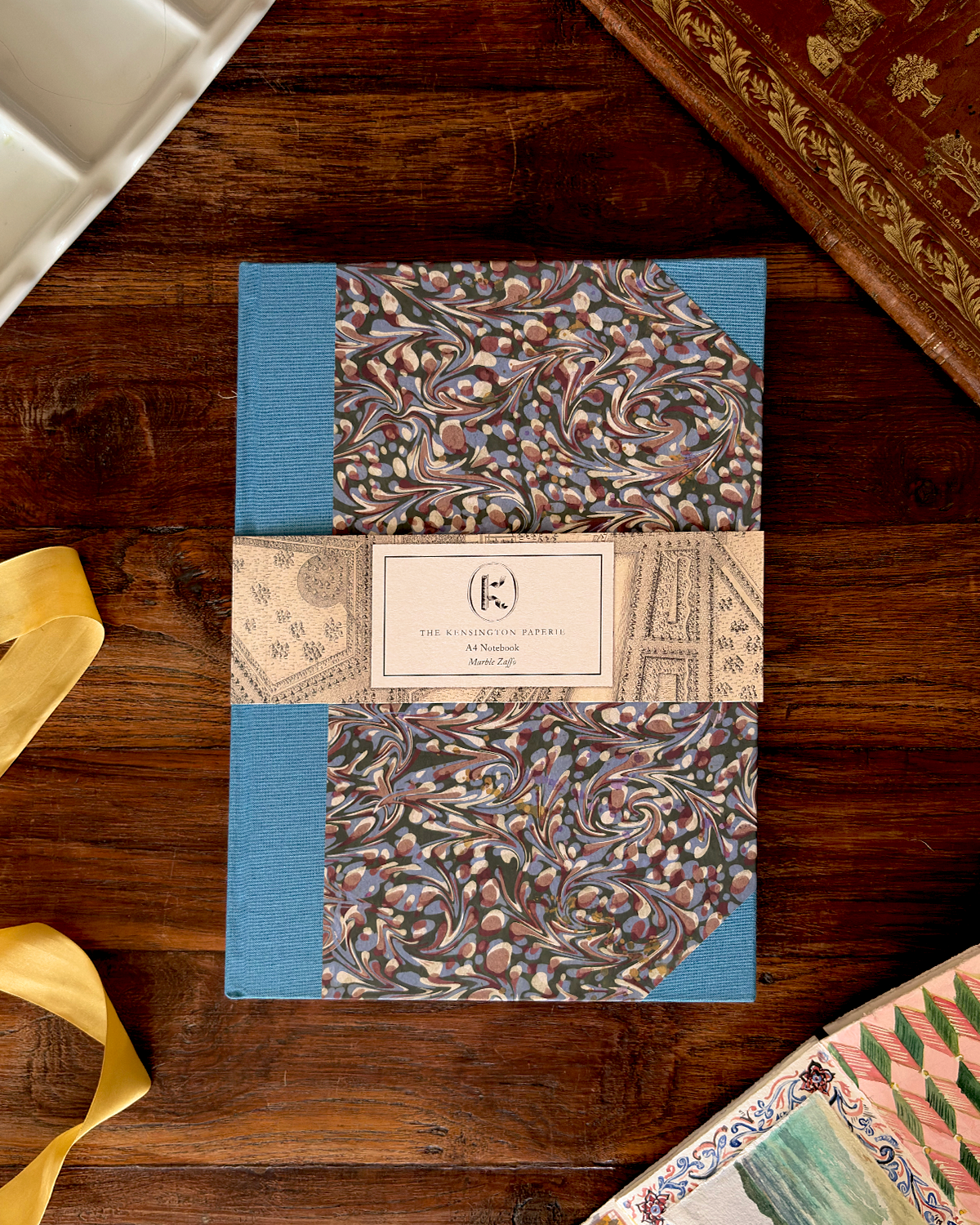 A4 Notebook: Marble Zaffo