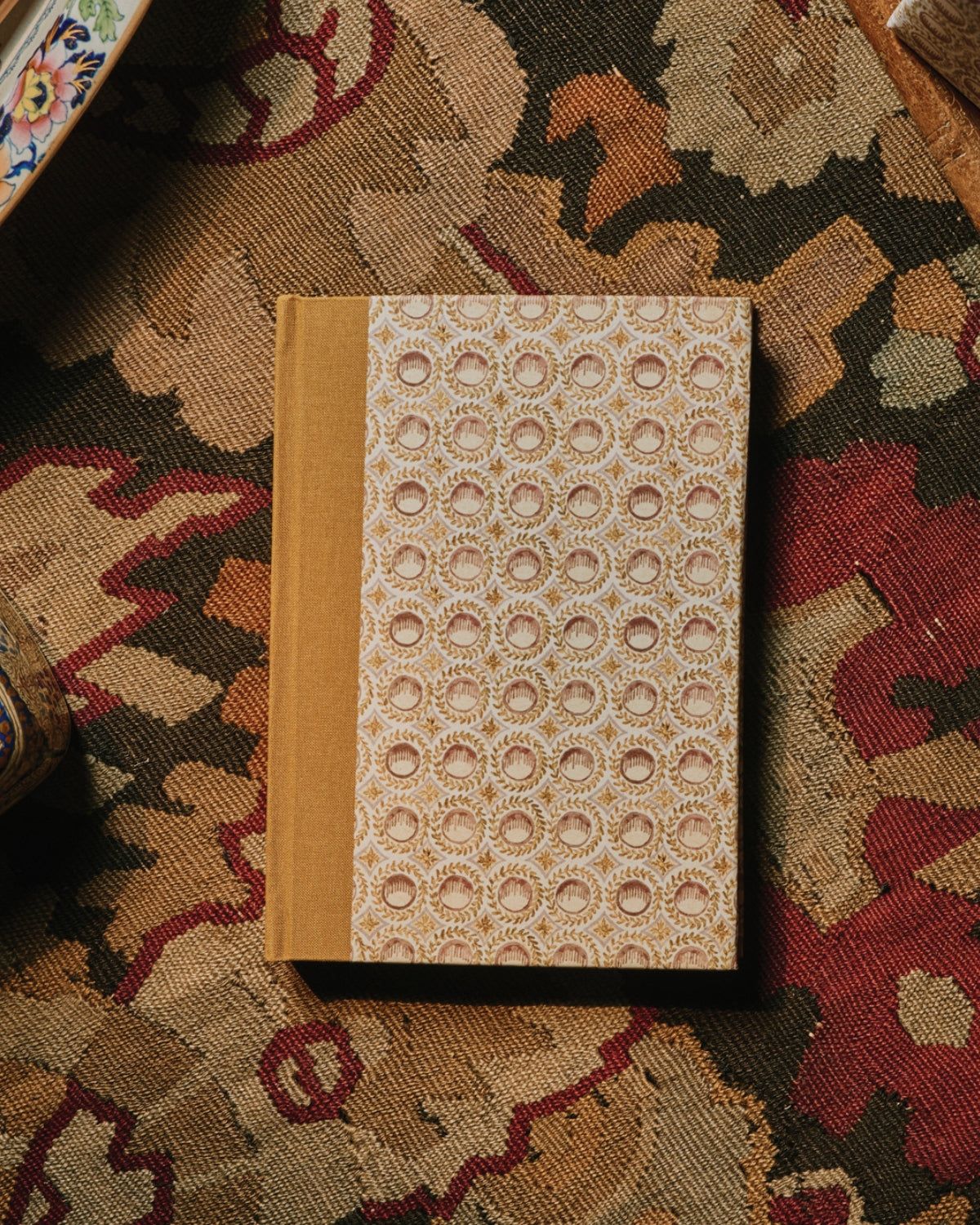 The Kensington Paperie A5 notebook in a still life setting