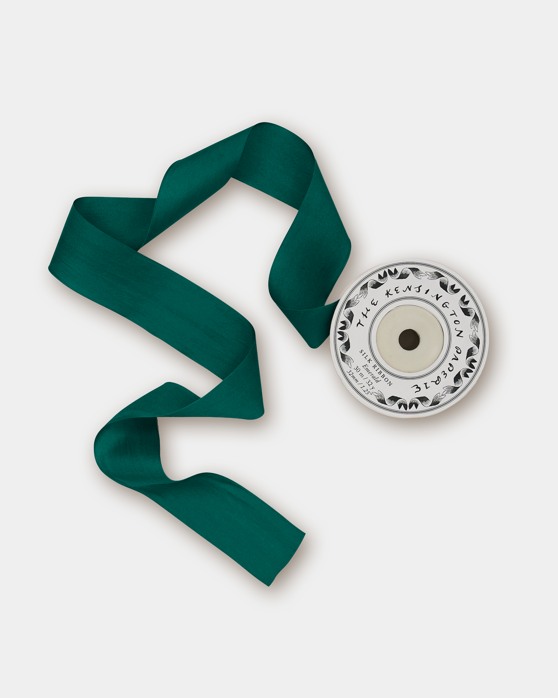 Silk Ribbon: Emerald