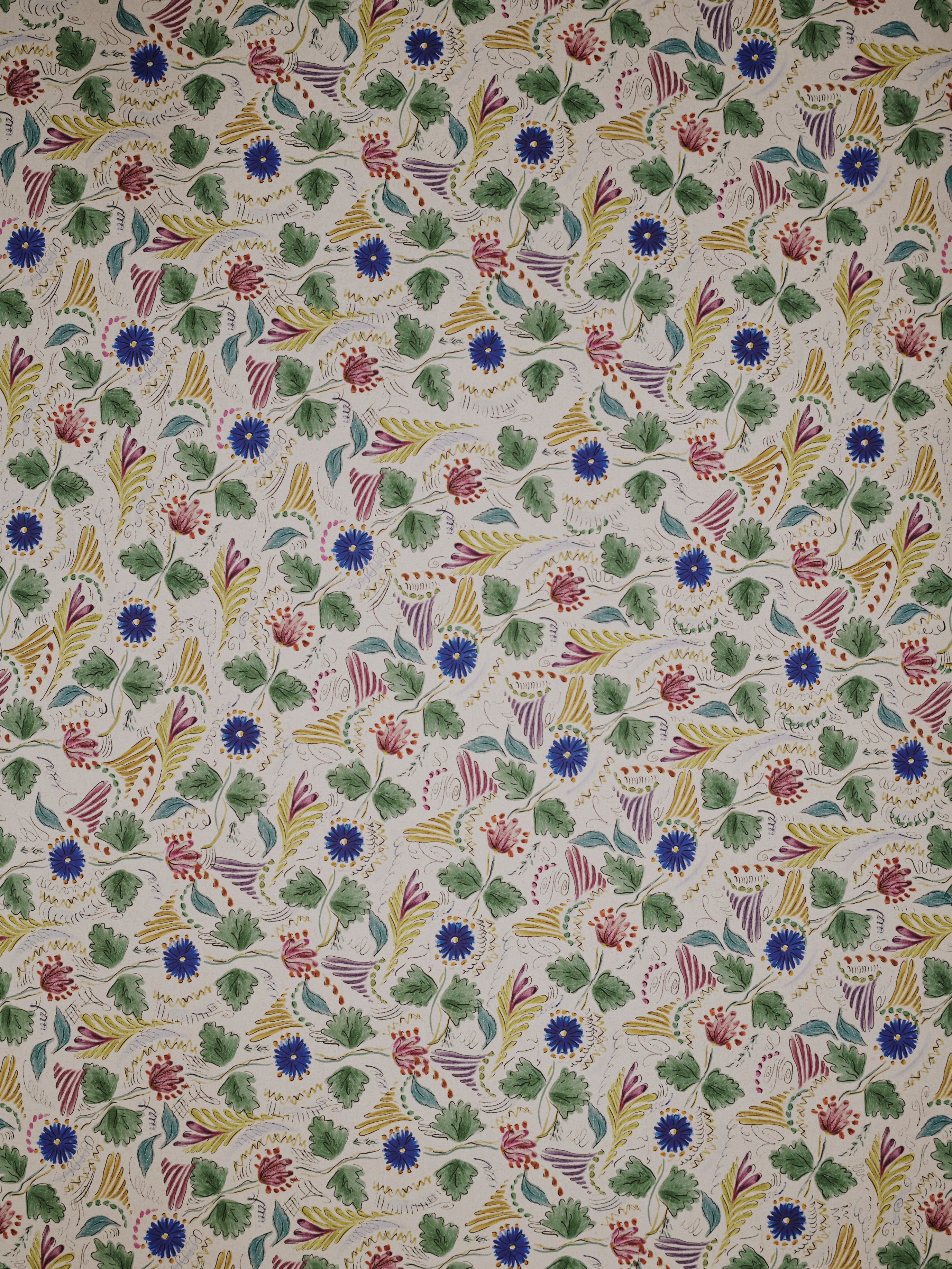 Gift Wrap Roll - Delft Cornflower