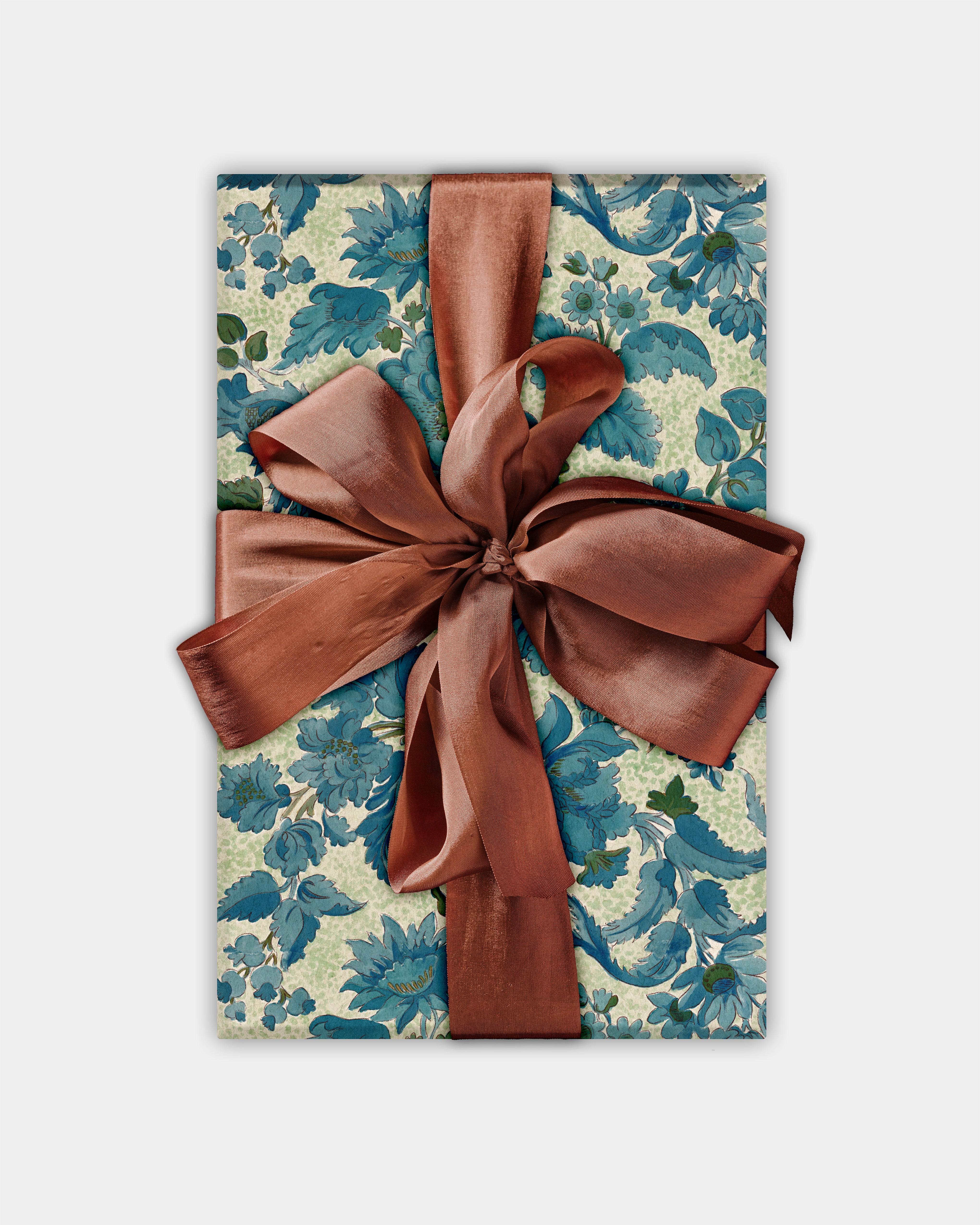 a shot of The Kensington Paperie garthwaite blue wrapping paper product