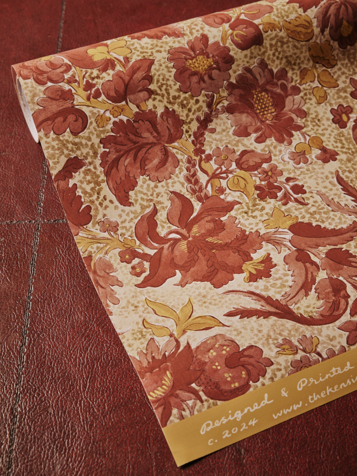 Wrapping Paper Roll: Garthwaite, Red