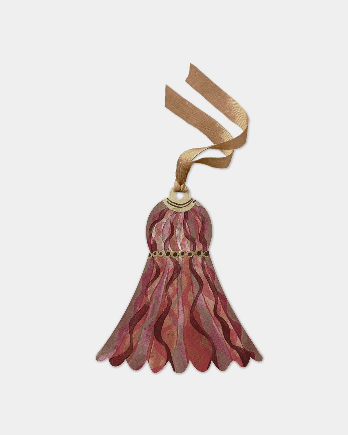 Set of 8 Tassel Gift Tags: Jewel