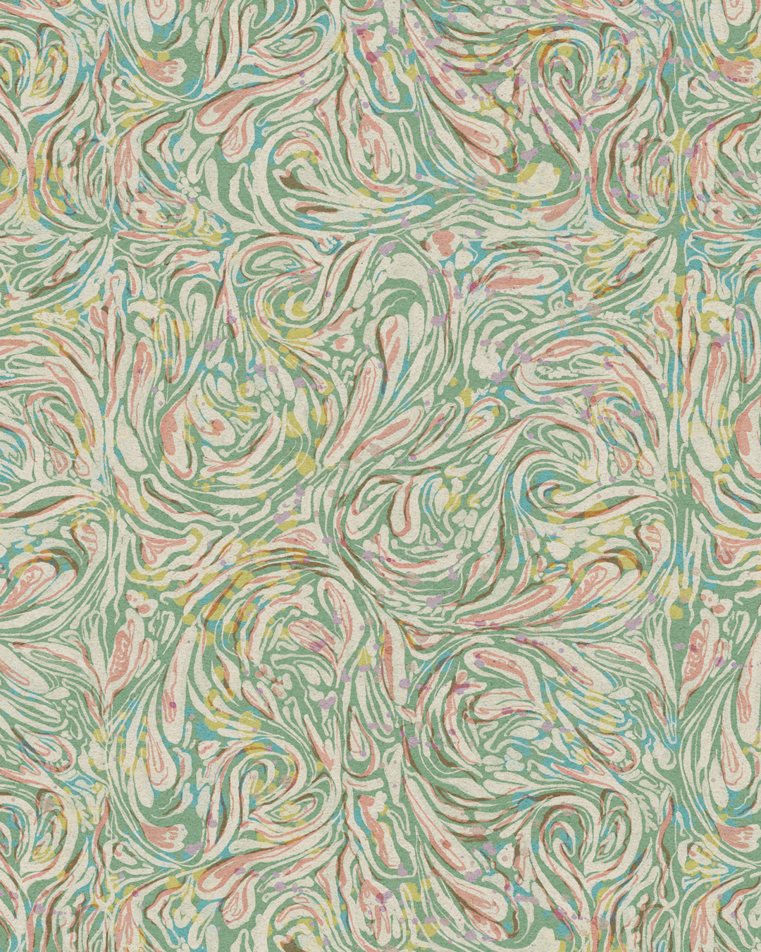The Kensington Paperie marble peppermint
