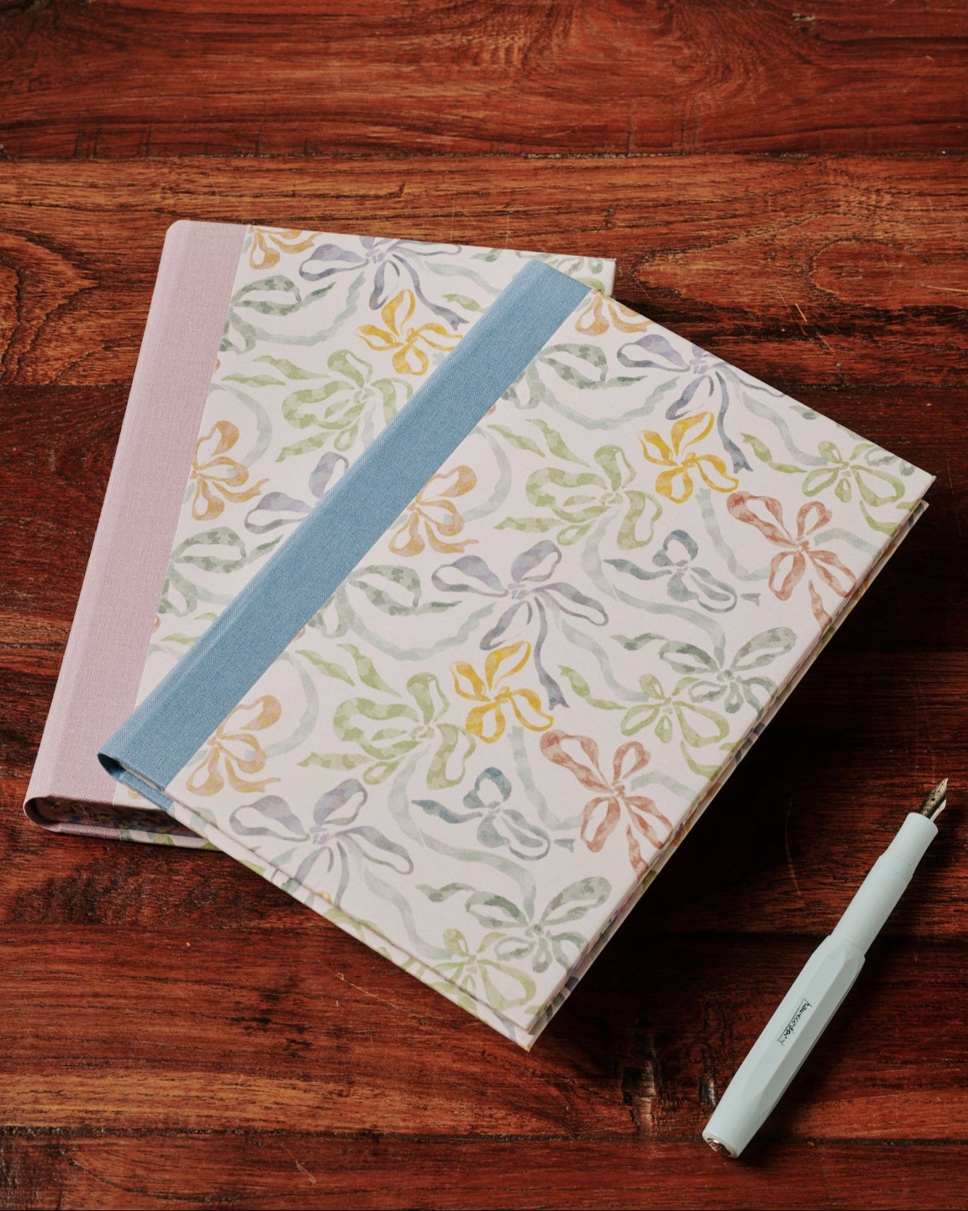 a shot of the Kensington Paperie party bows notebook