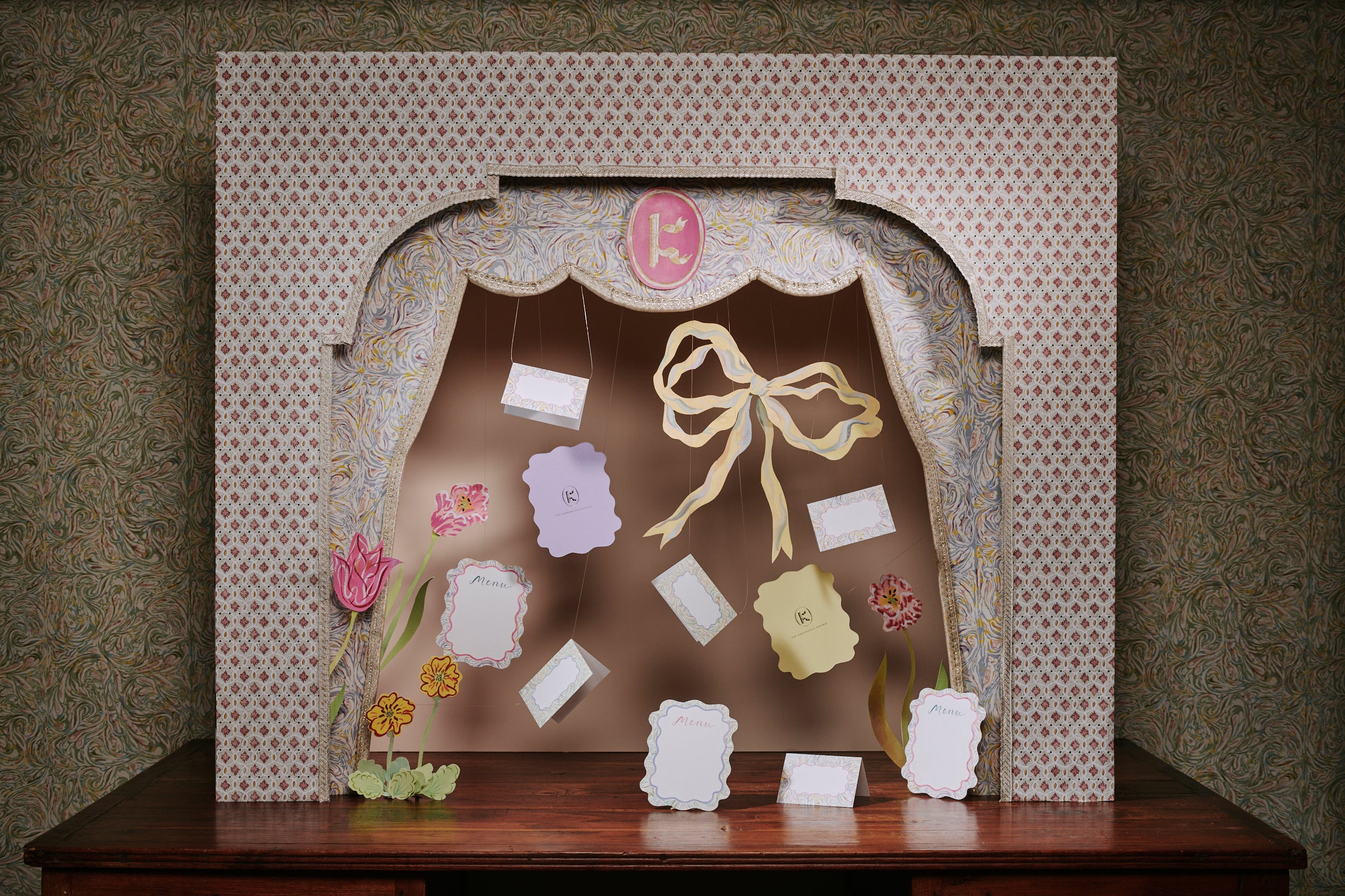 Menu & Place Card Set: Marble