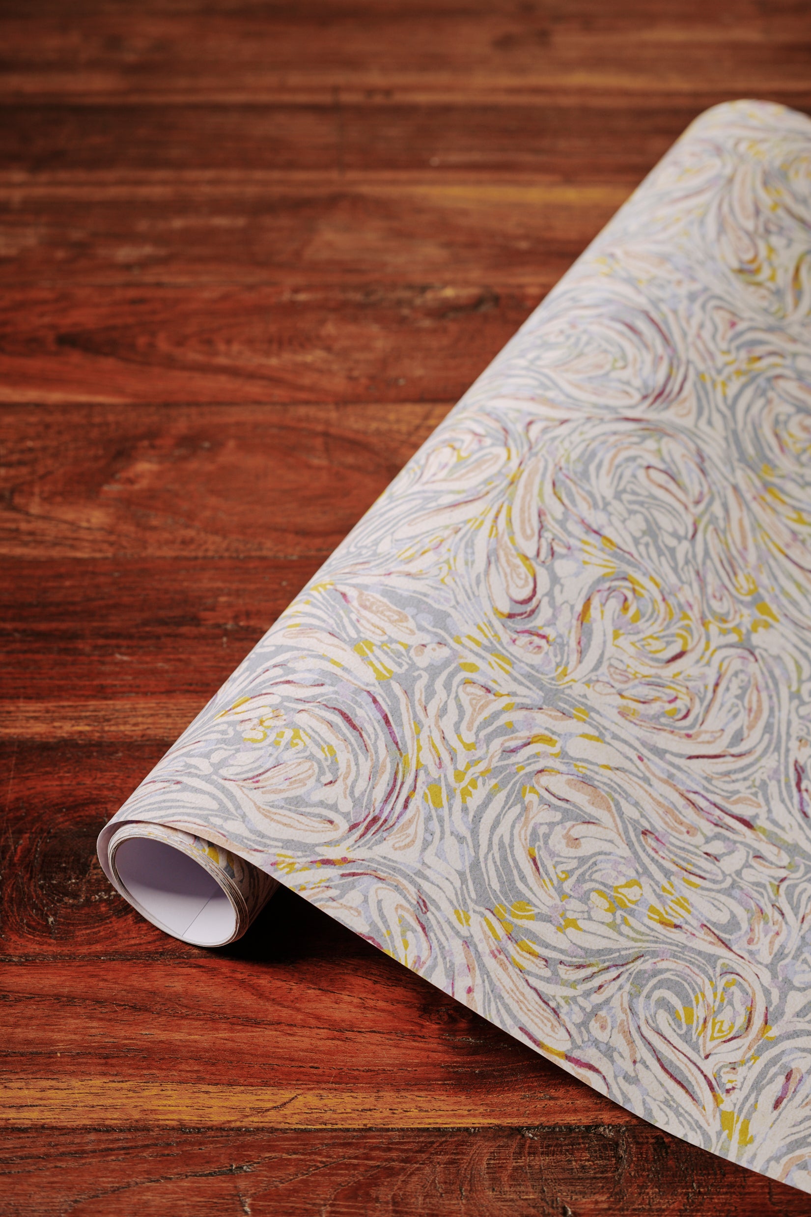 Gift Wrap Roll - Marble Lavender