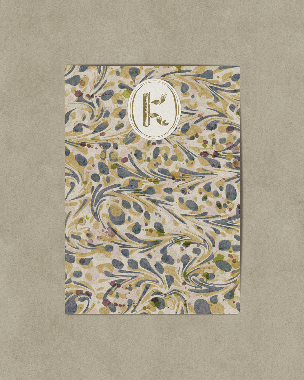 Wallpaper Sample: Marble Harlequin