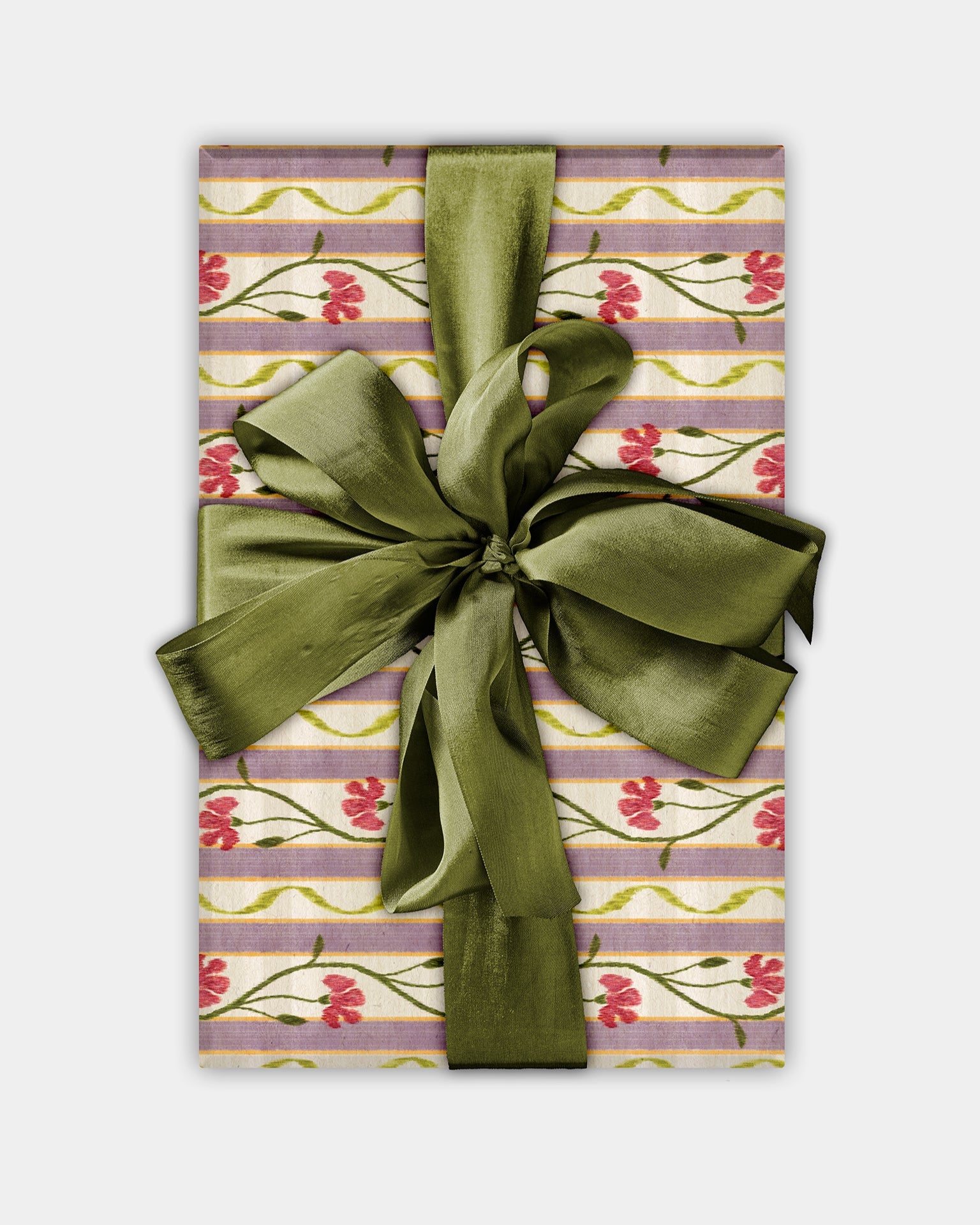 The Kensington Paperie ikat rose wrapping paper