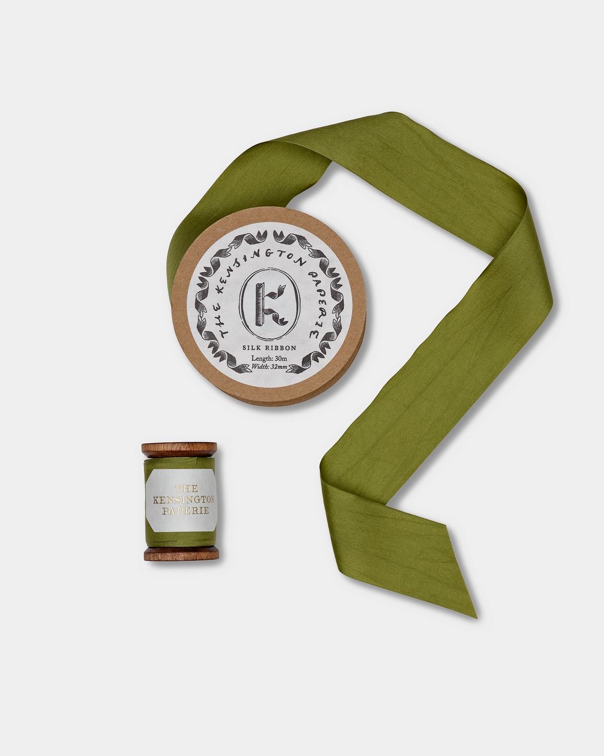 Silk Ribbon: Olive
