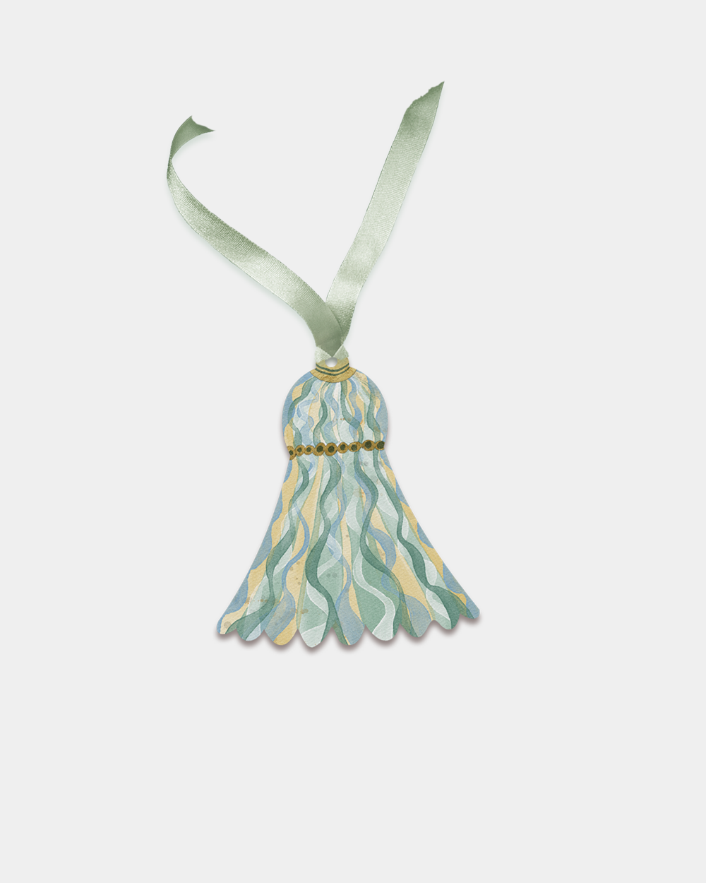 Set of 8 Tassel Gift Tags: Giverny