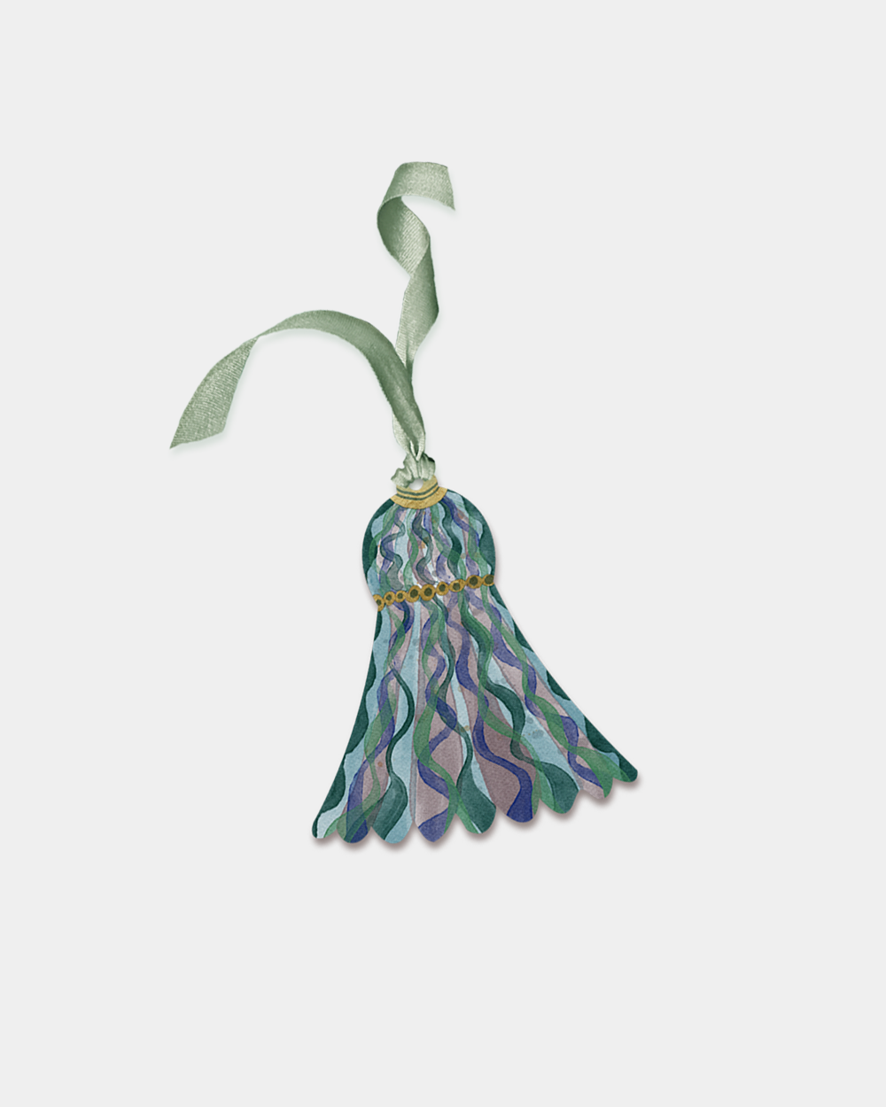 Set of 8 Tassel Gift Tags: Giverny