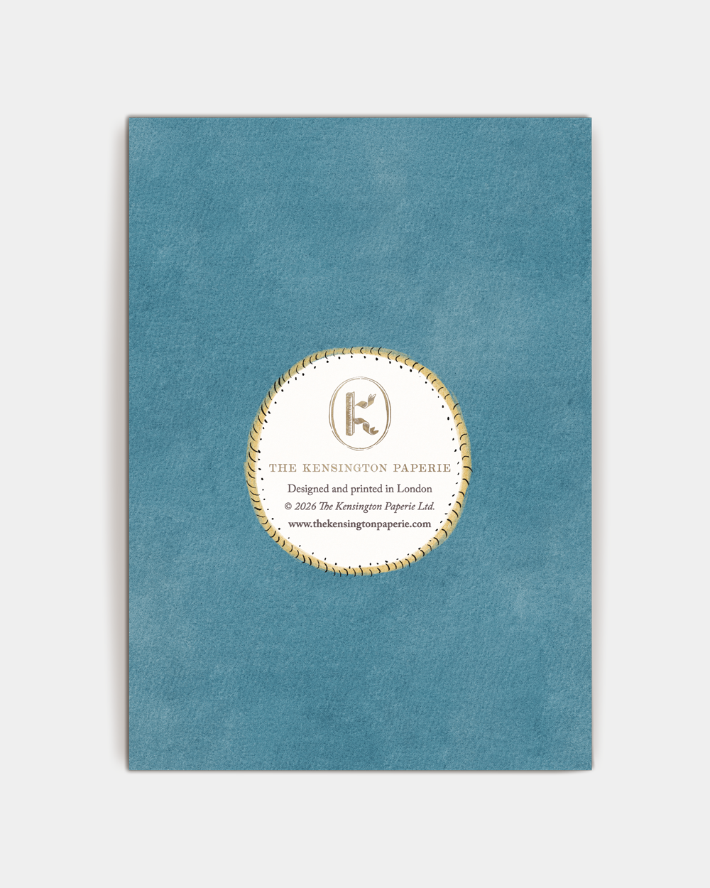 Birthday Card: Blue Cake