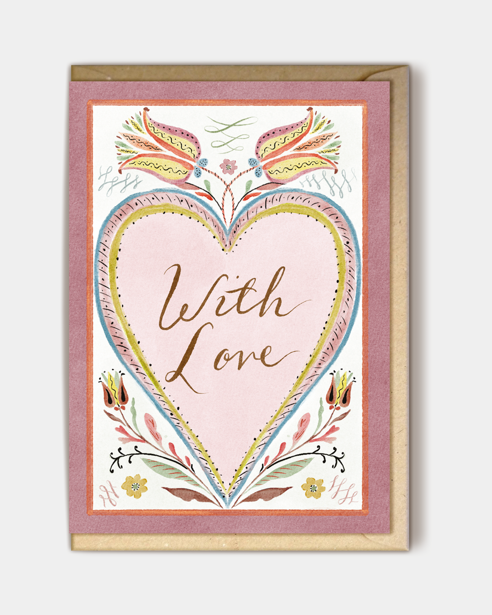 Heart's Delight With Love Card