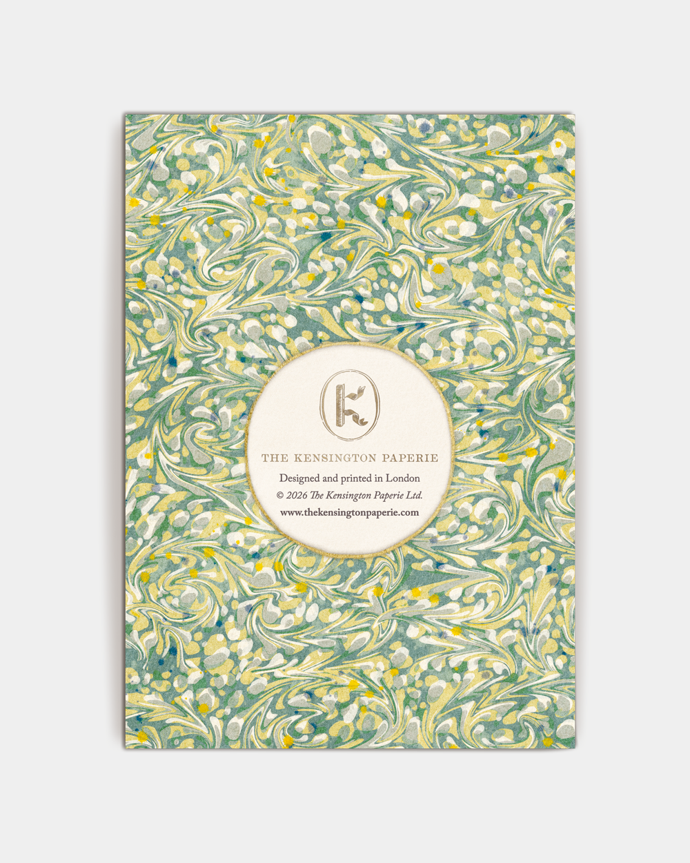 Marble Greetings Card: Clover