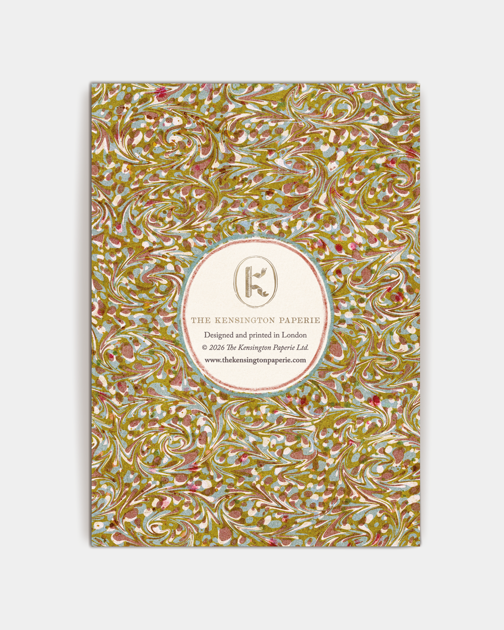 Marble Greetings Card: Hooray!
