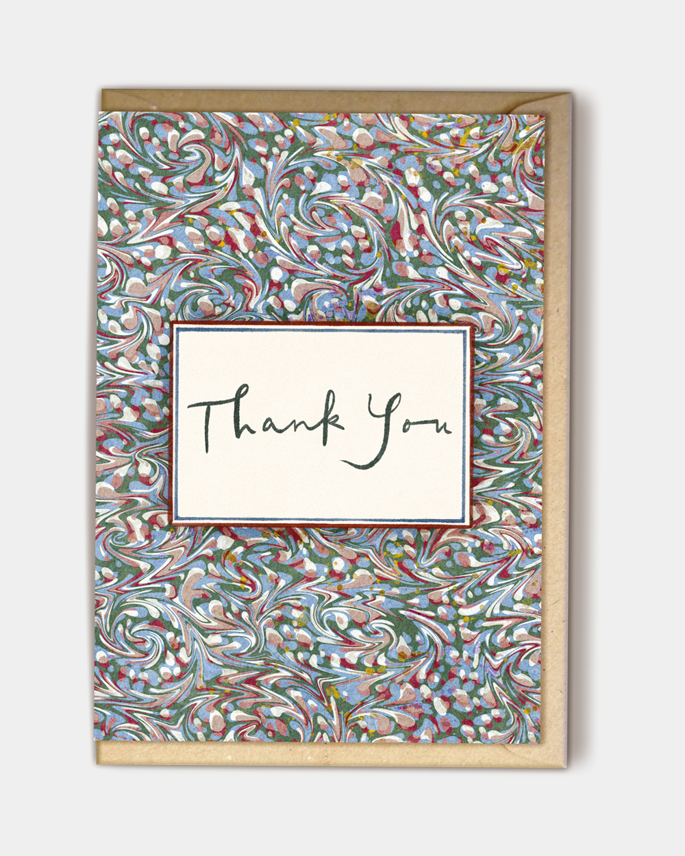 Marble Greetings Card: Thank You