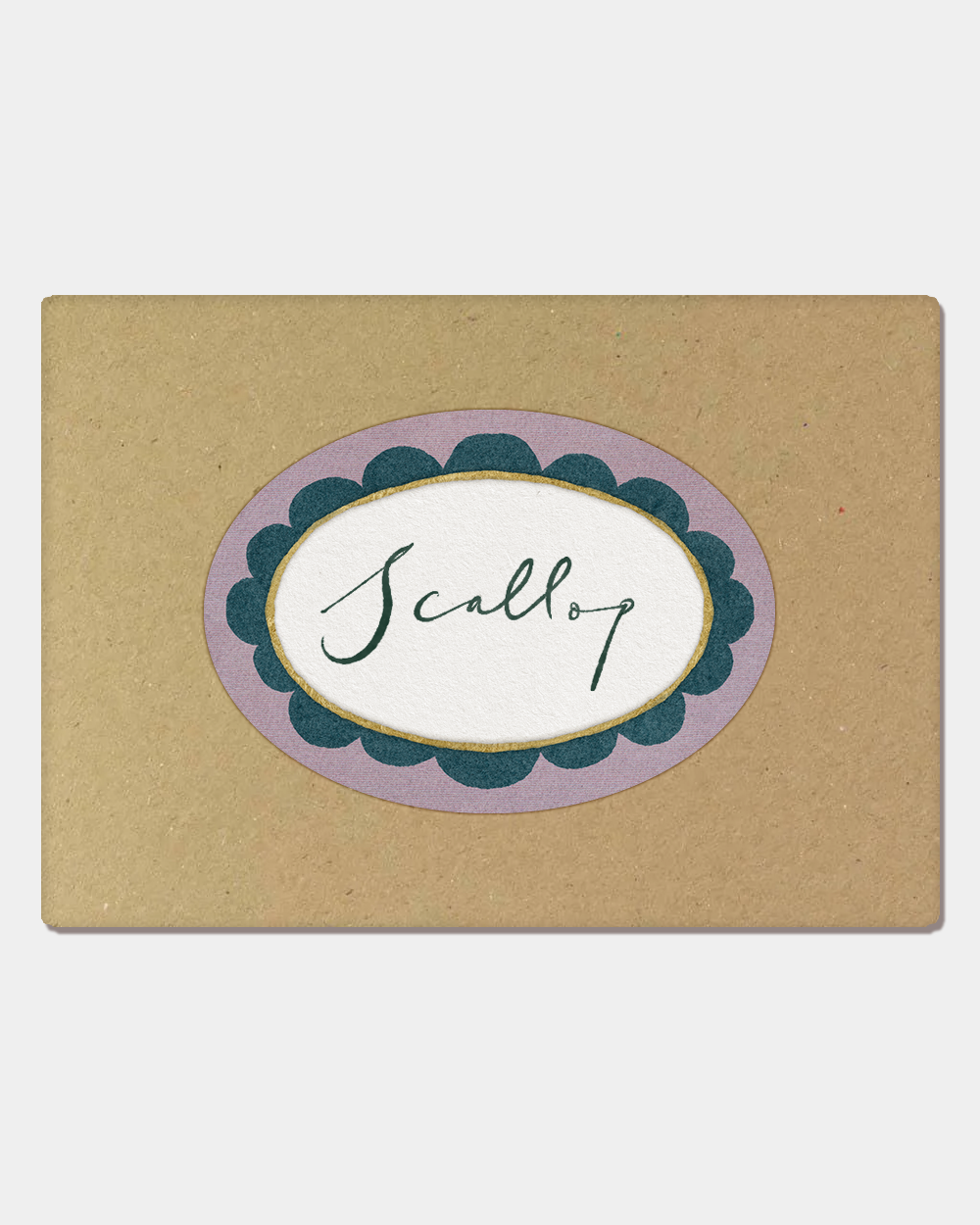 Set of 12 Stickers: Scallop