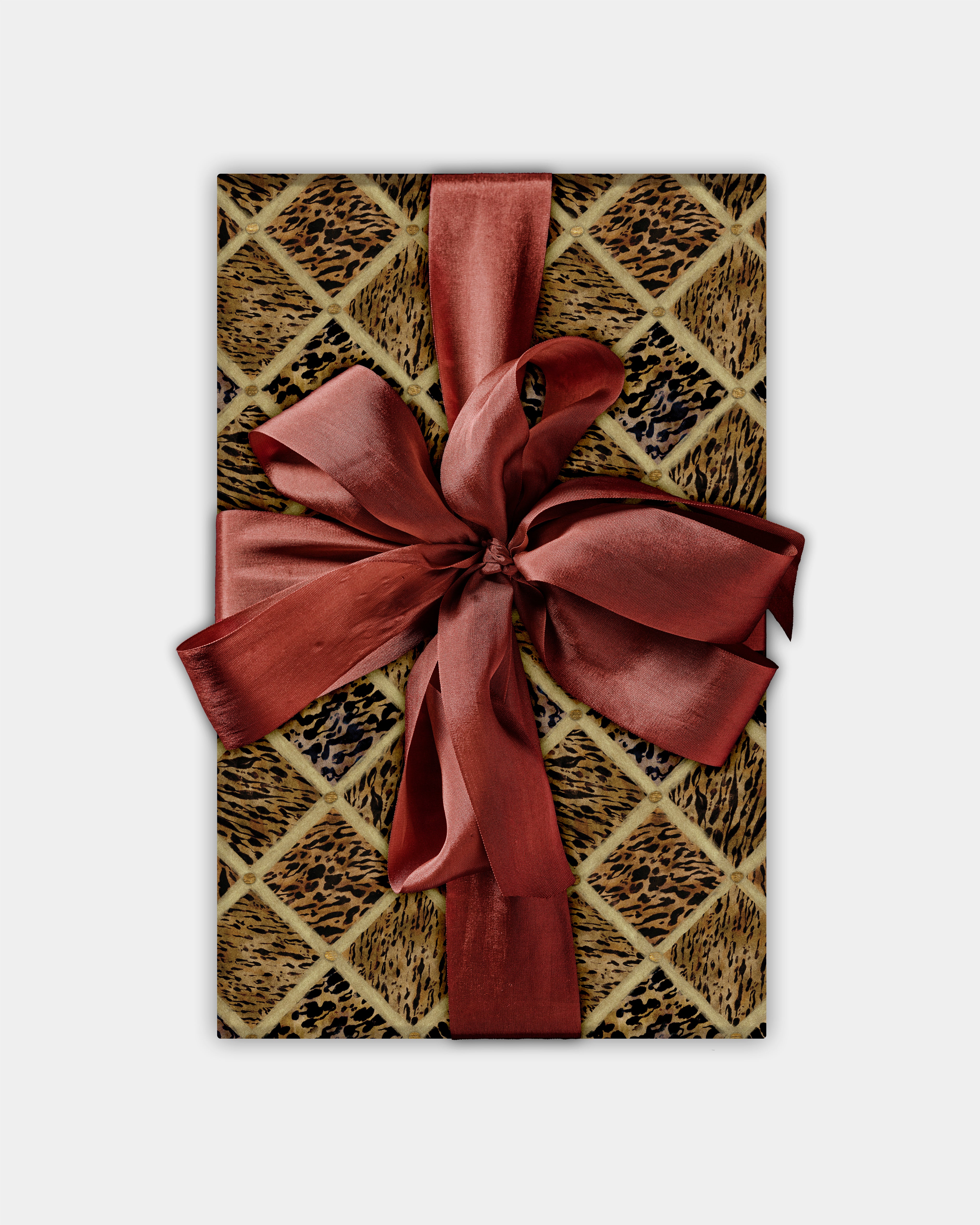 Wrapping Paper Roll: Tortoise Trellis, Gold