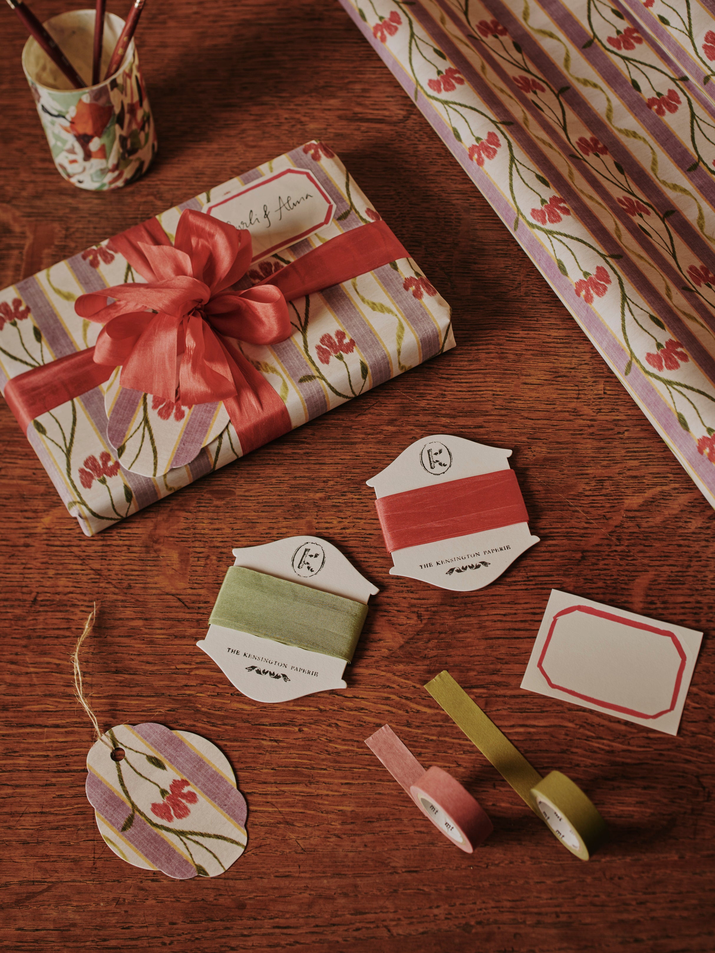 Ikat Rose Wrapping Kit