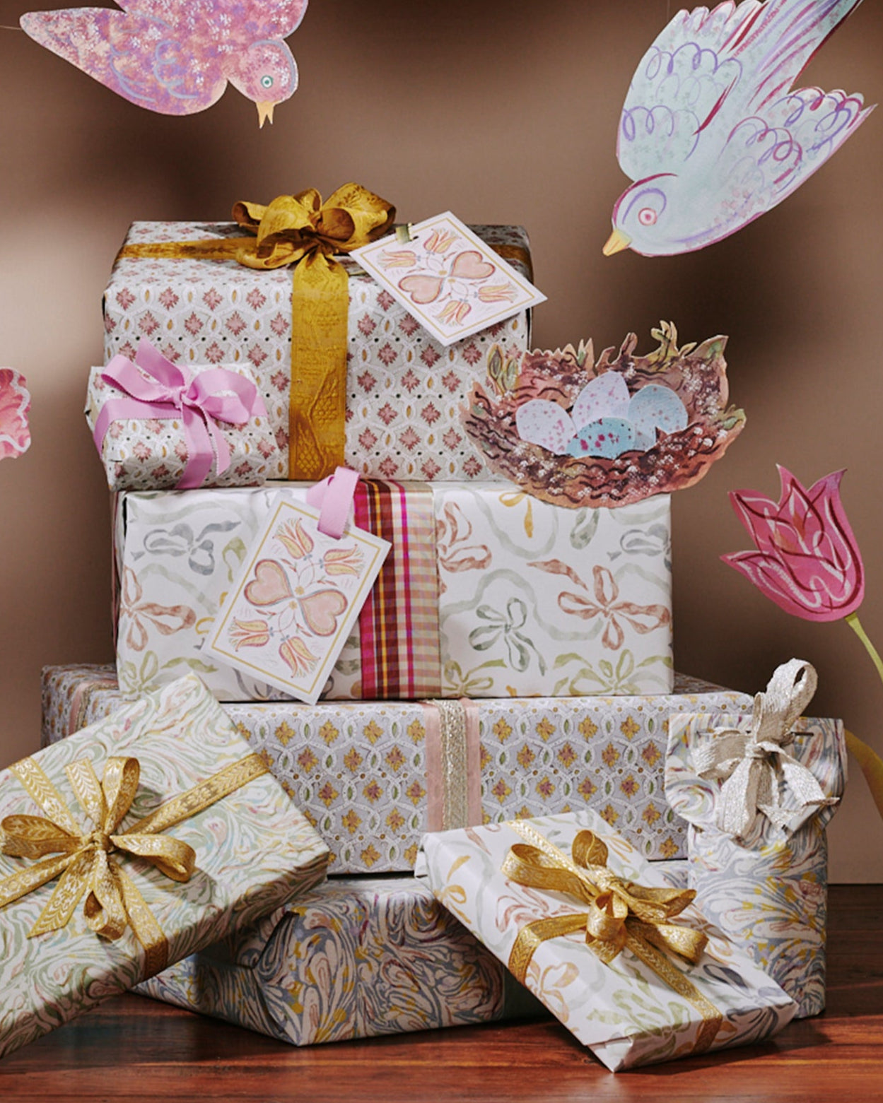 a group shot of The Kensington Paperie neville chain collection