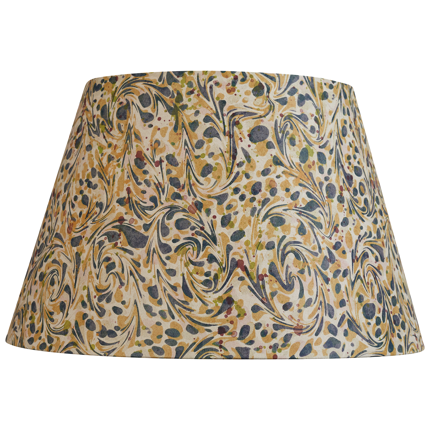 14" Lampshade: Marble Harlequin