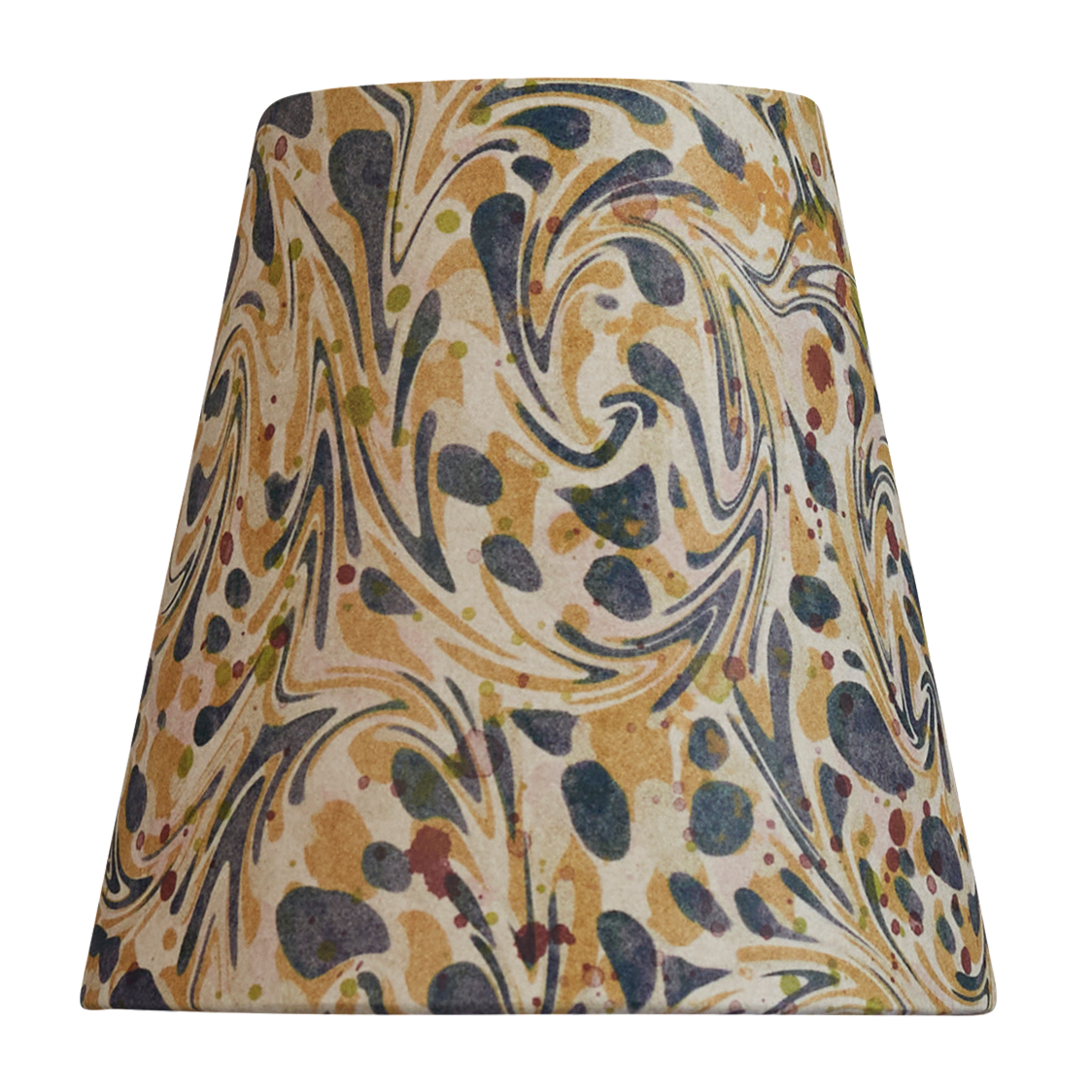 5" Clip-On Lampshade: Marble Harlequin