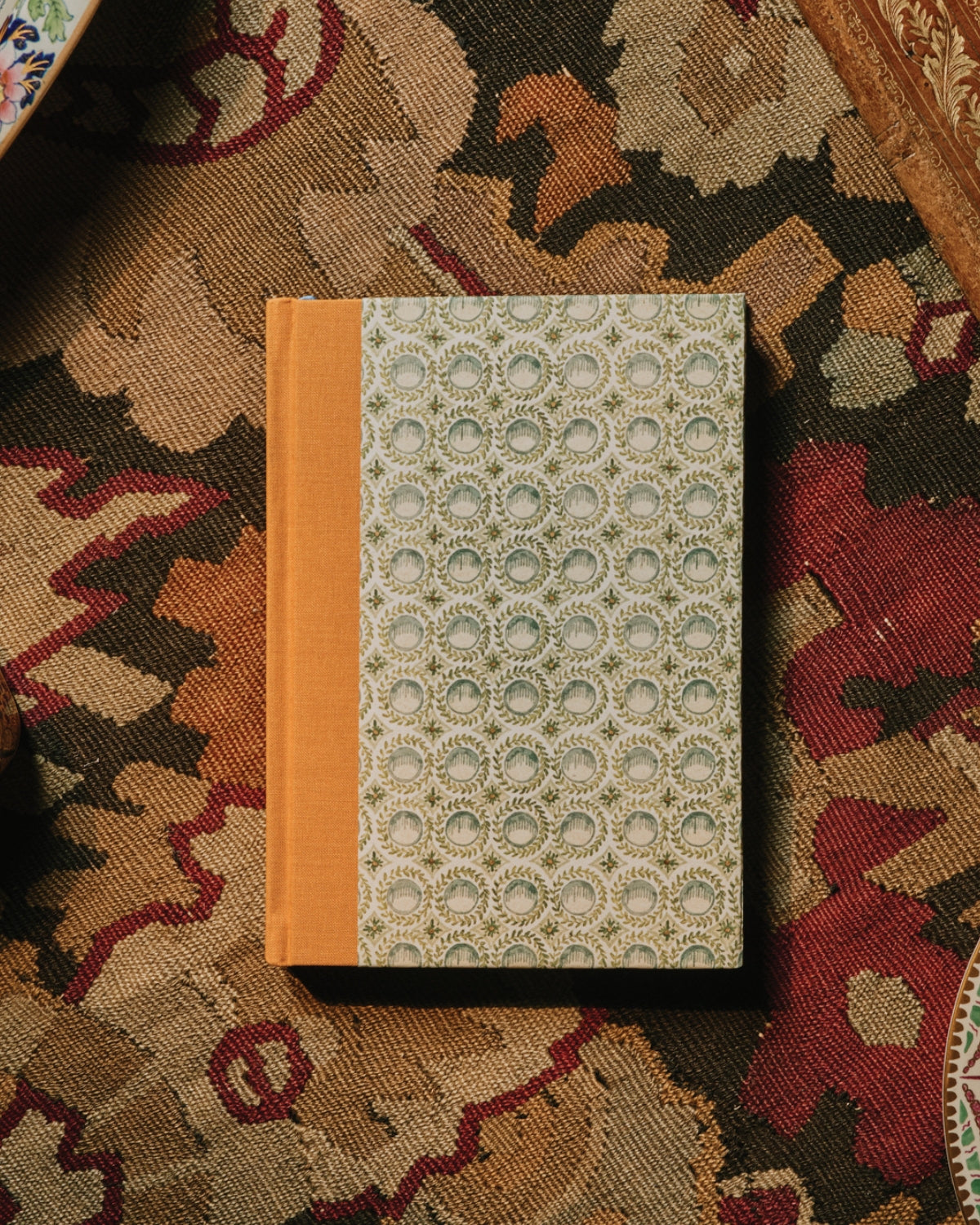 The Kensington Paperie A5 notebook in a still life setting