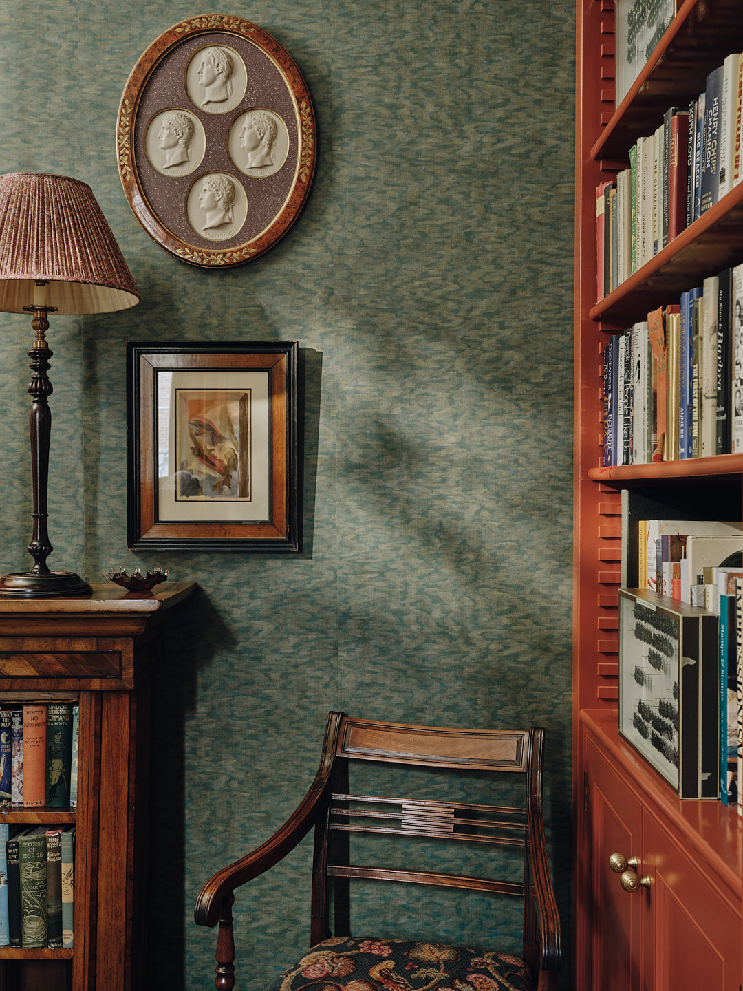 Wallpaper: Moiré Teal