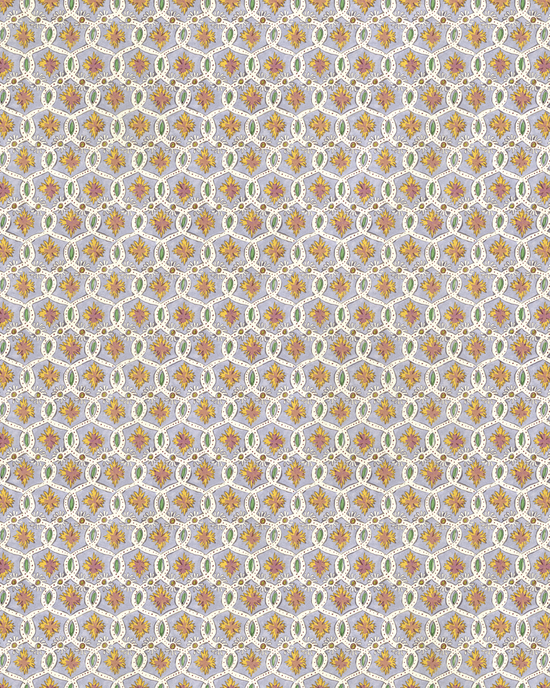 Neville Chain Lilac wrapping paper design