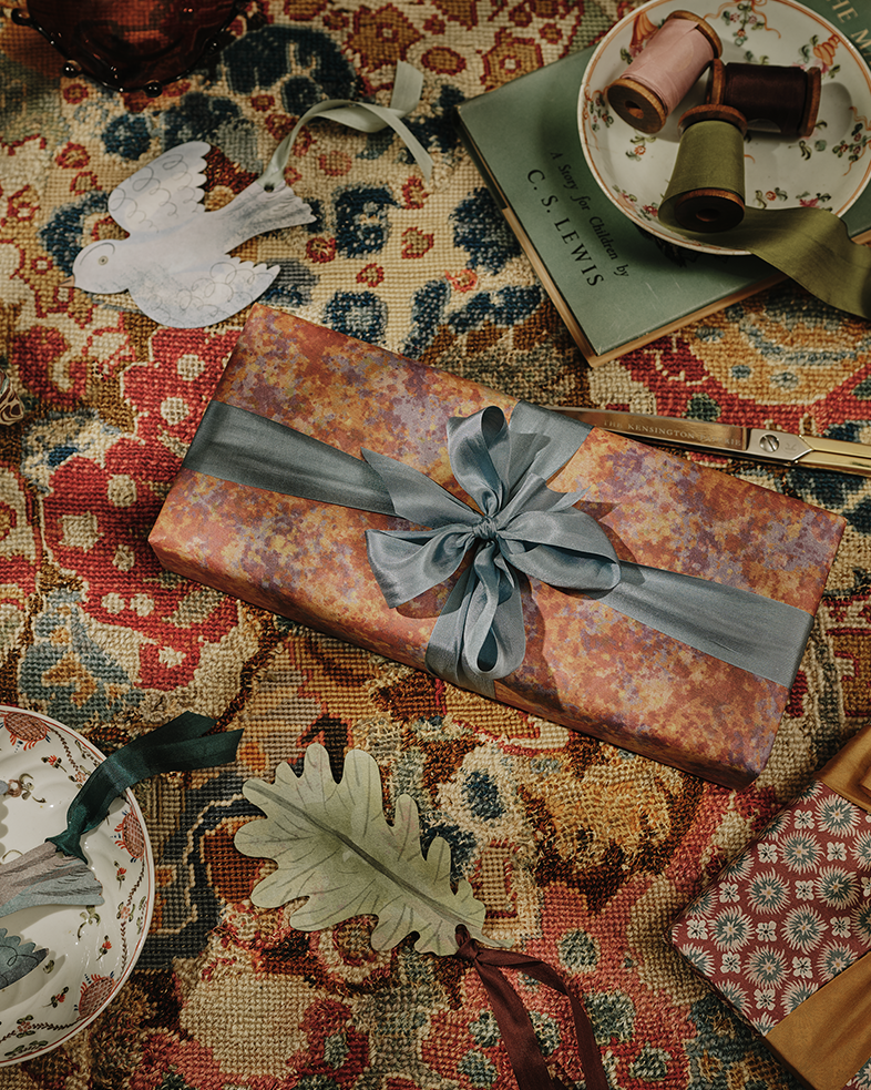 Wrapping Paper Roll: Mottle Bonfire