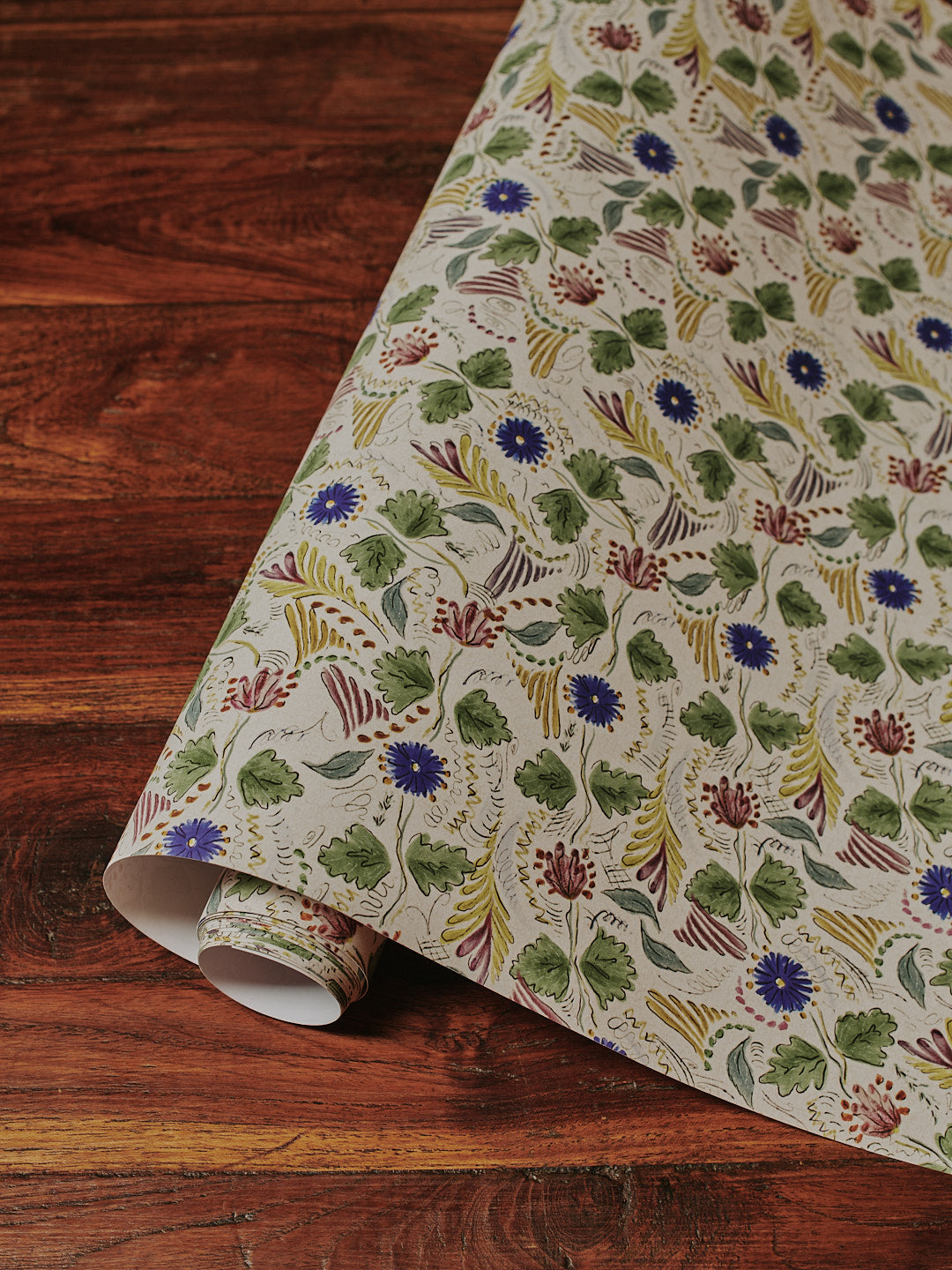 Gift Wrap Roll - Delft Cornflower