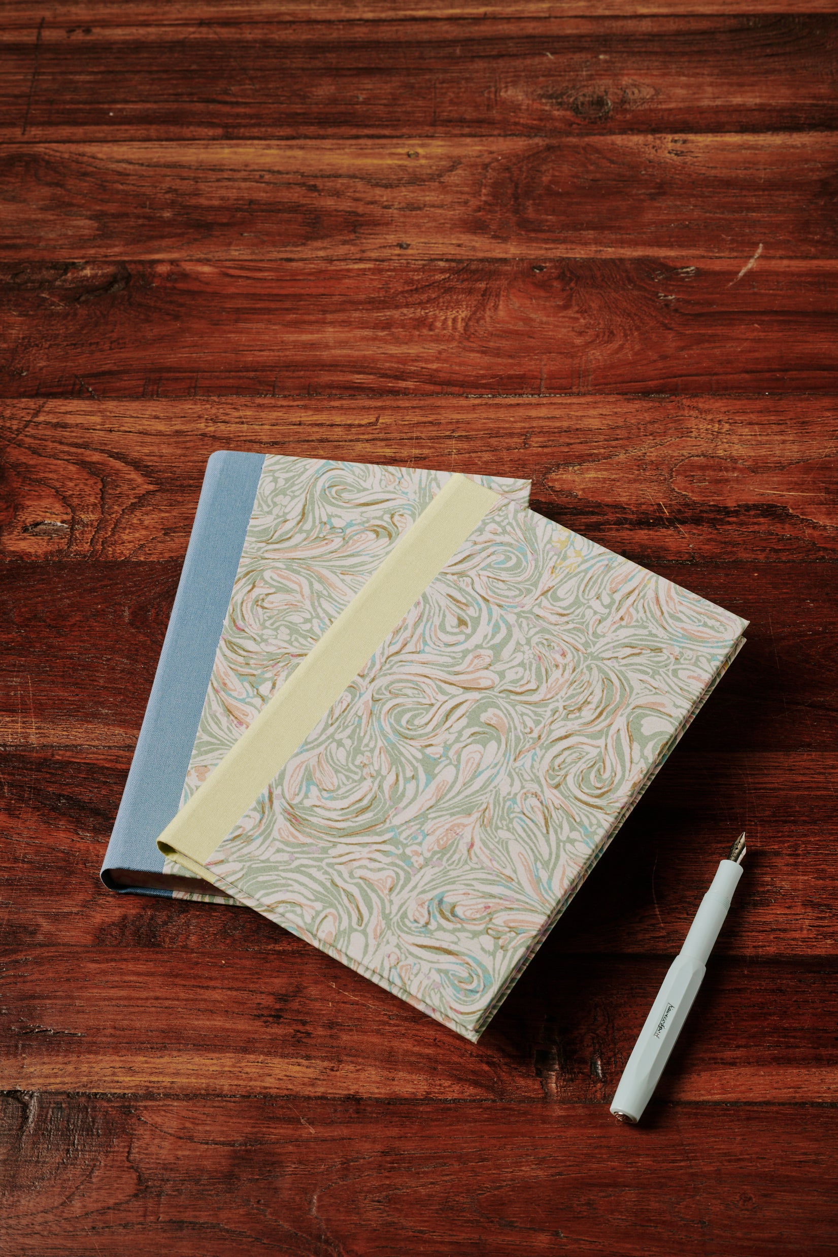 A5 Notebook - Marble Peppermint