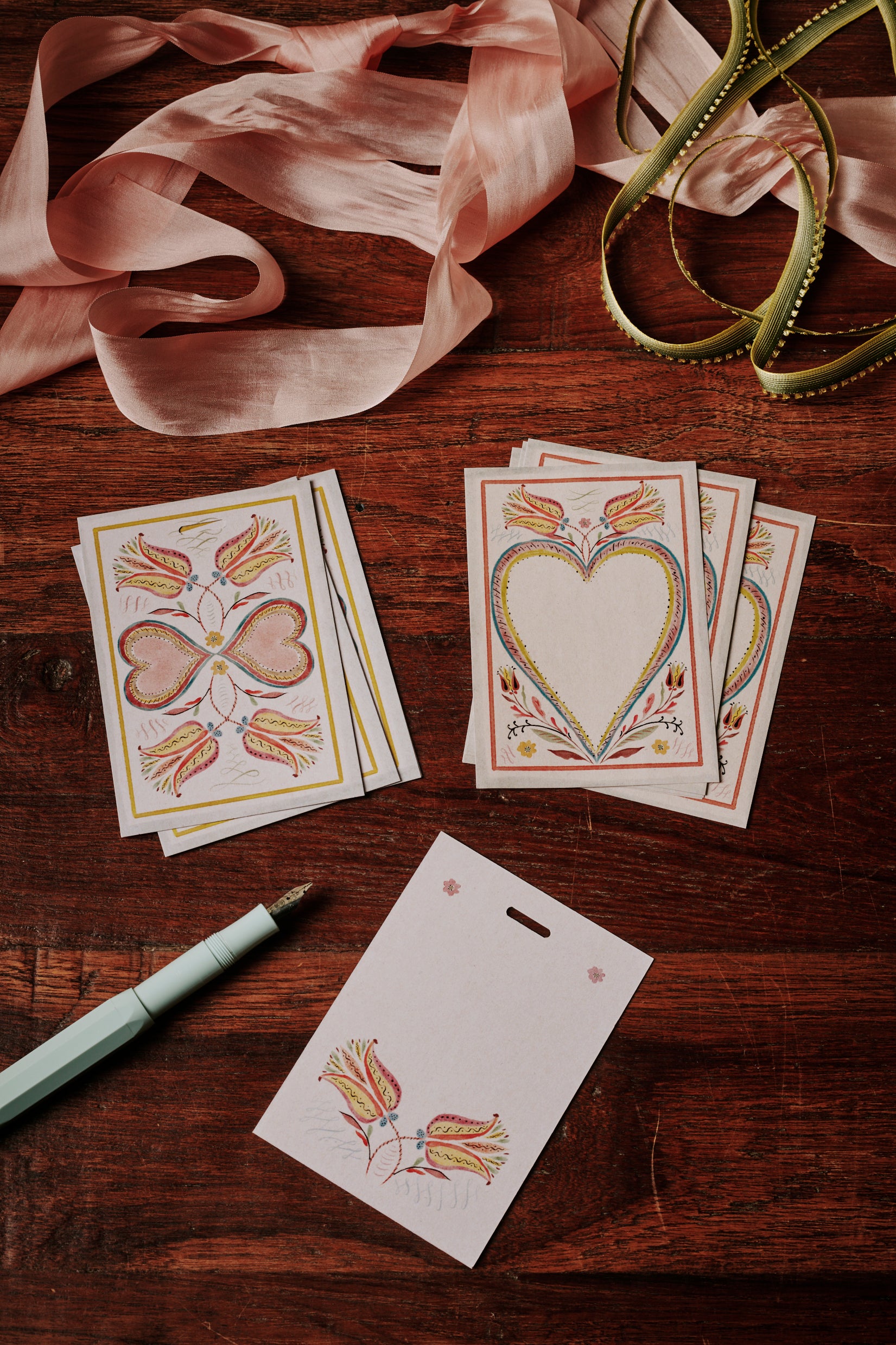 Gift Tag & Sticker Set - Heart's Delight