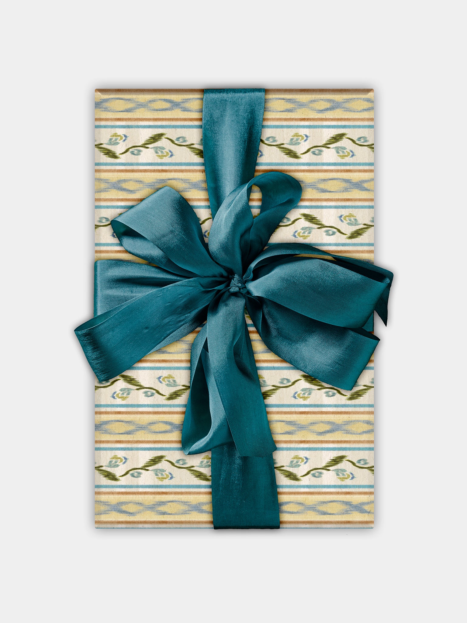 Wrapping Paper Roll: Ikat, Azure