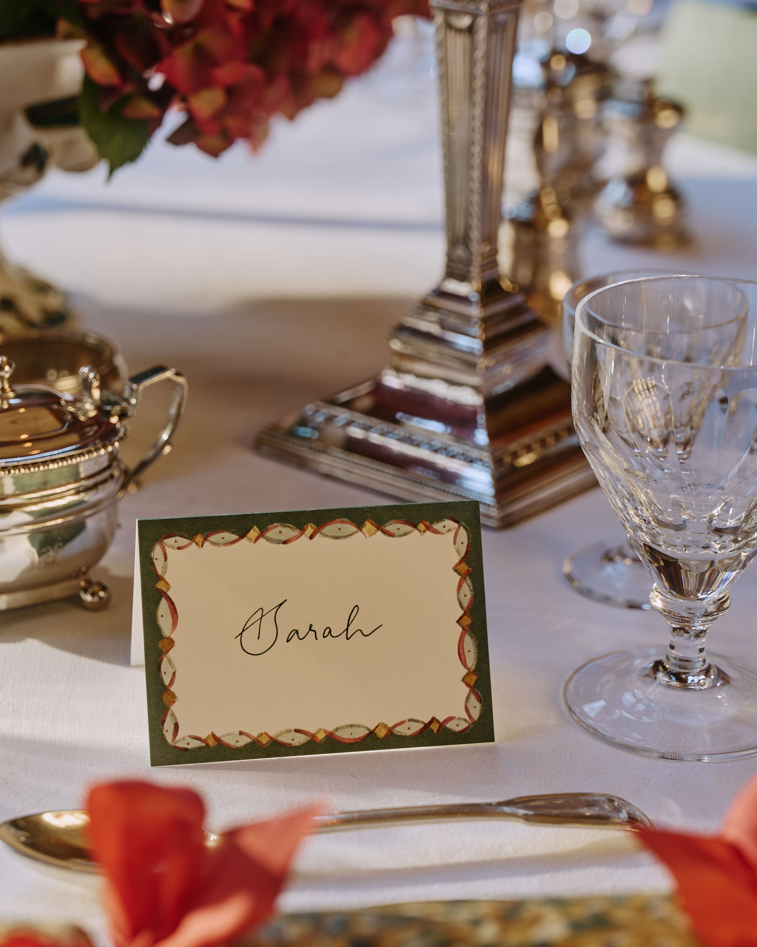 Set of 12 Place Cards: Colwyn