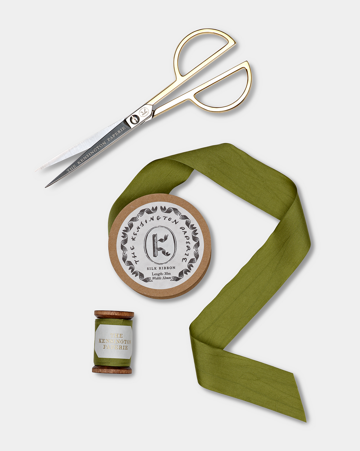Silk Ribbon: Olive