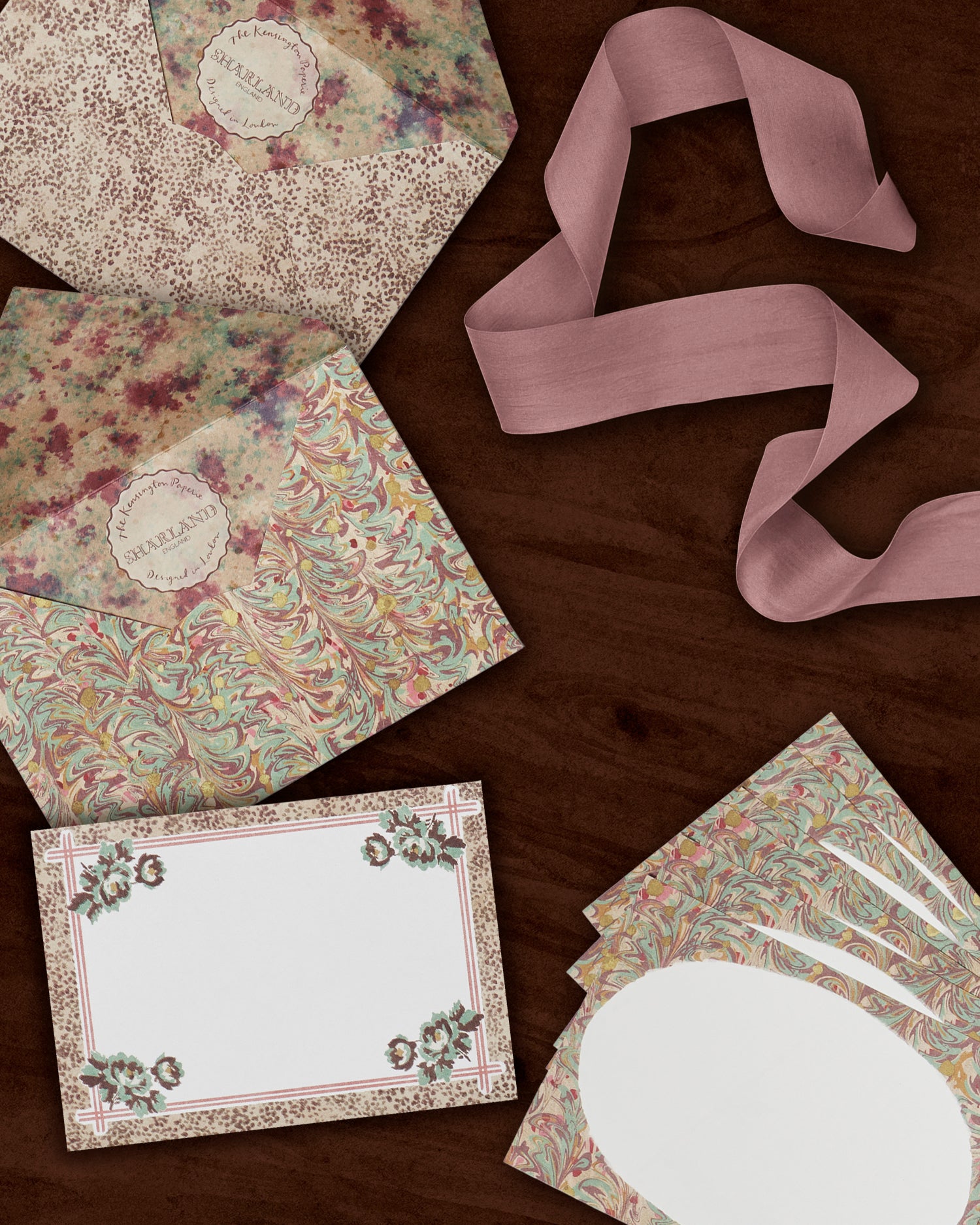 TKP & Sharland England: Notecard & Envelope Set
