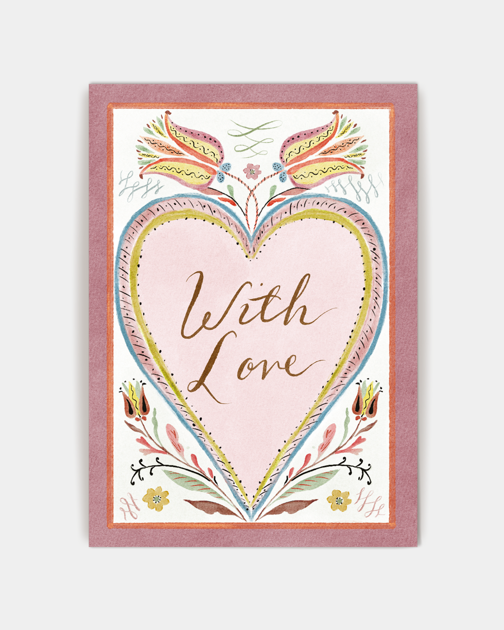 Heart's Delight With Love Card