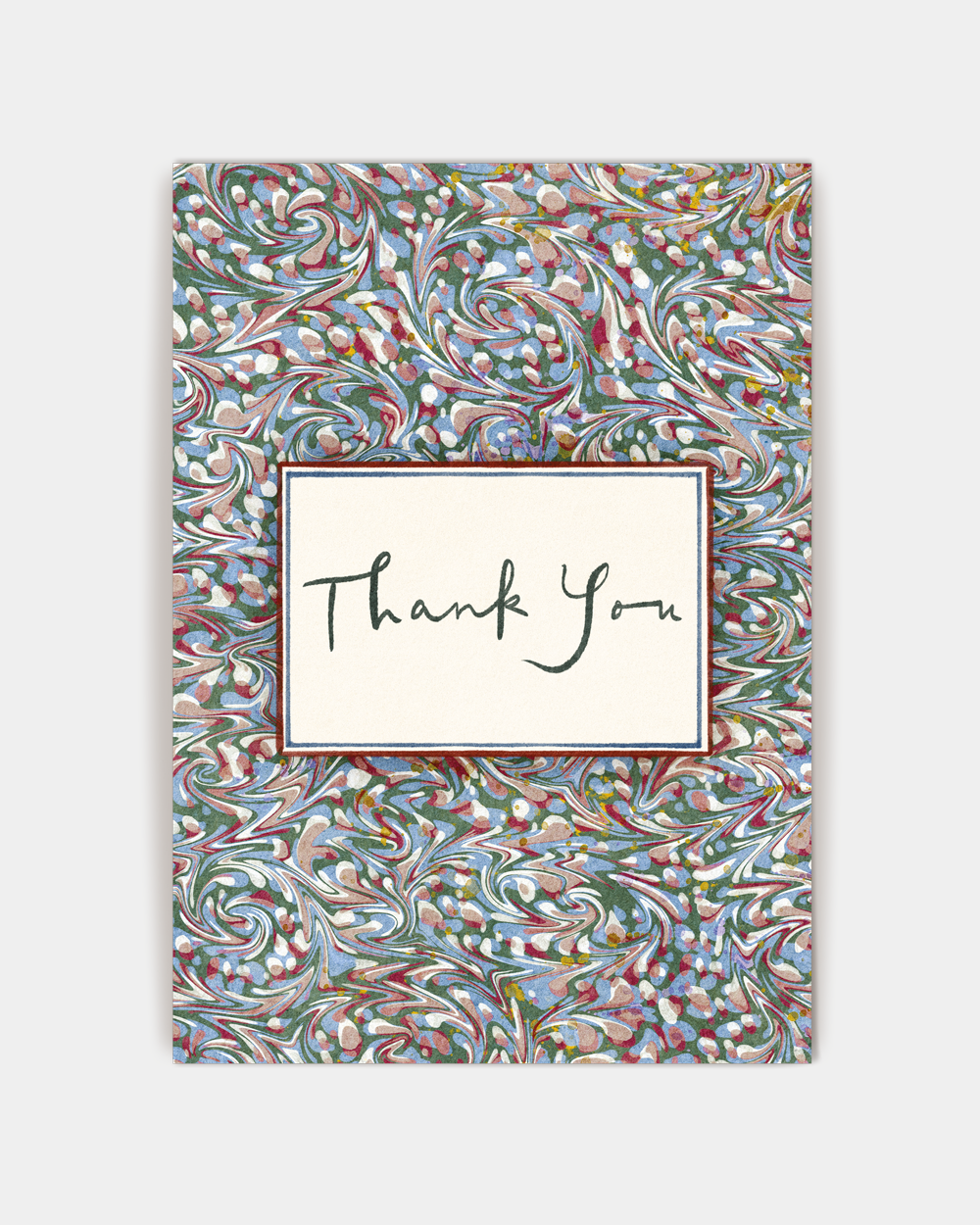 Marble Greetings Card: Thank You