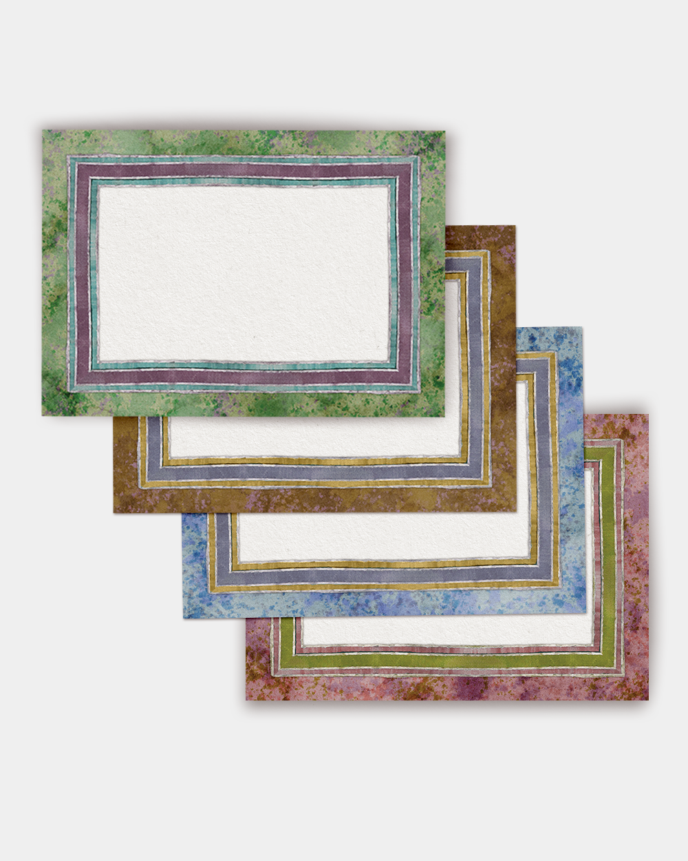 Set of 12 Stickers: Mottle