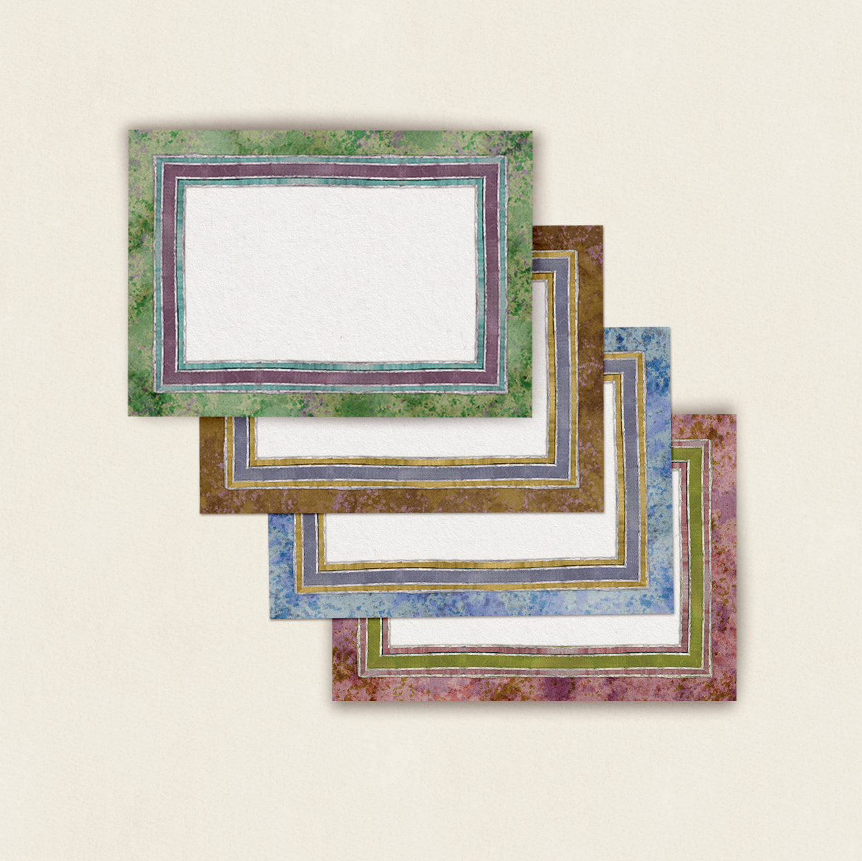 Set of 12 Stickers: Mottle