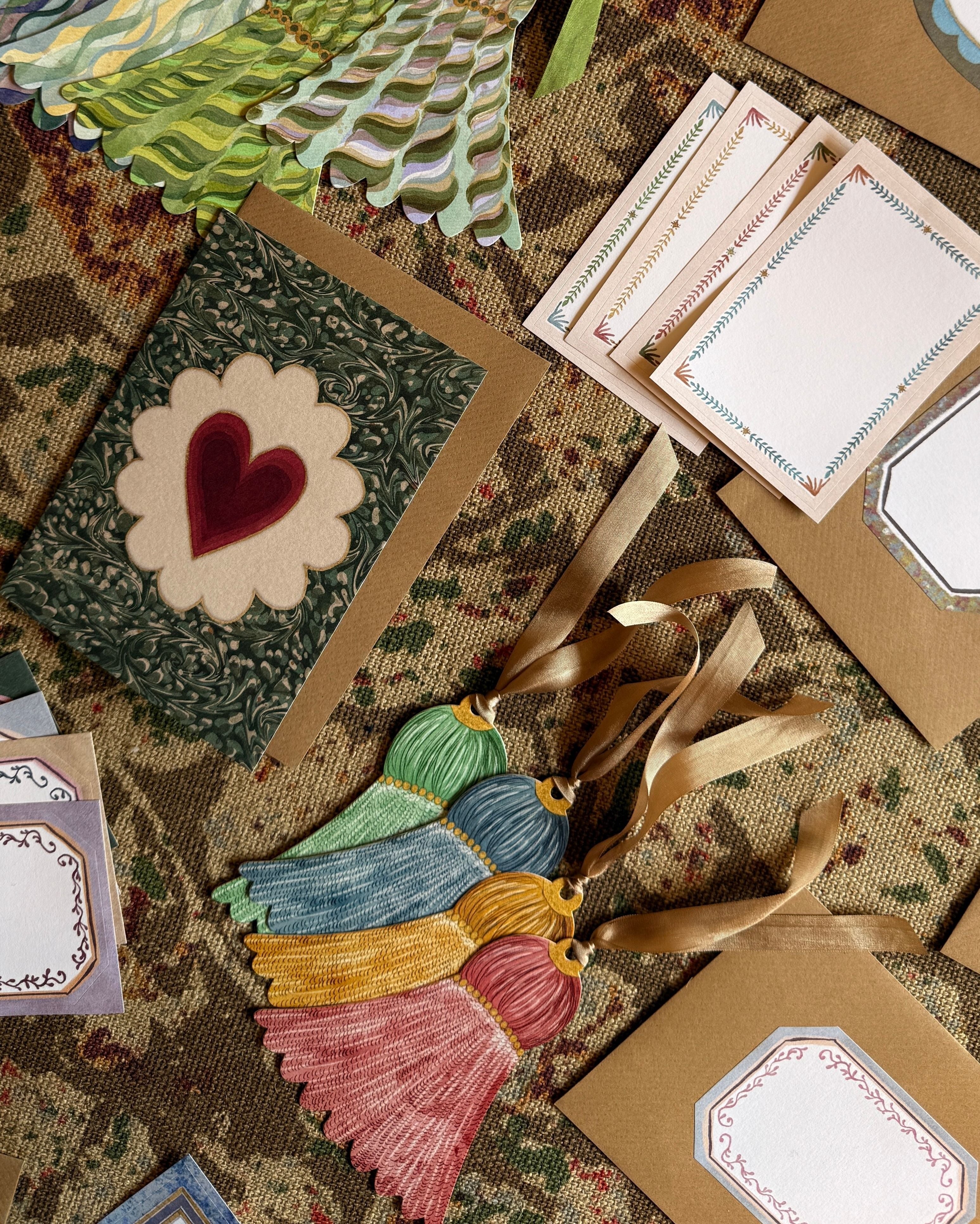 Set of 12 Stickers: Papyrus