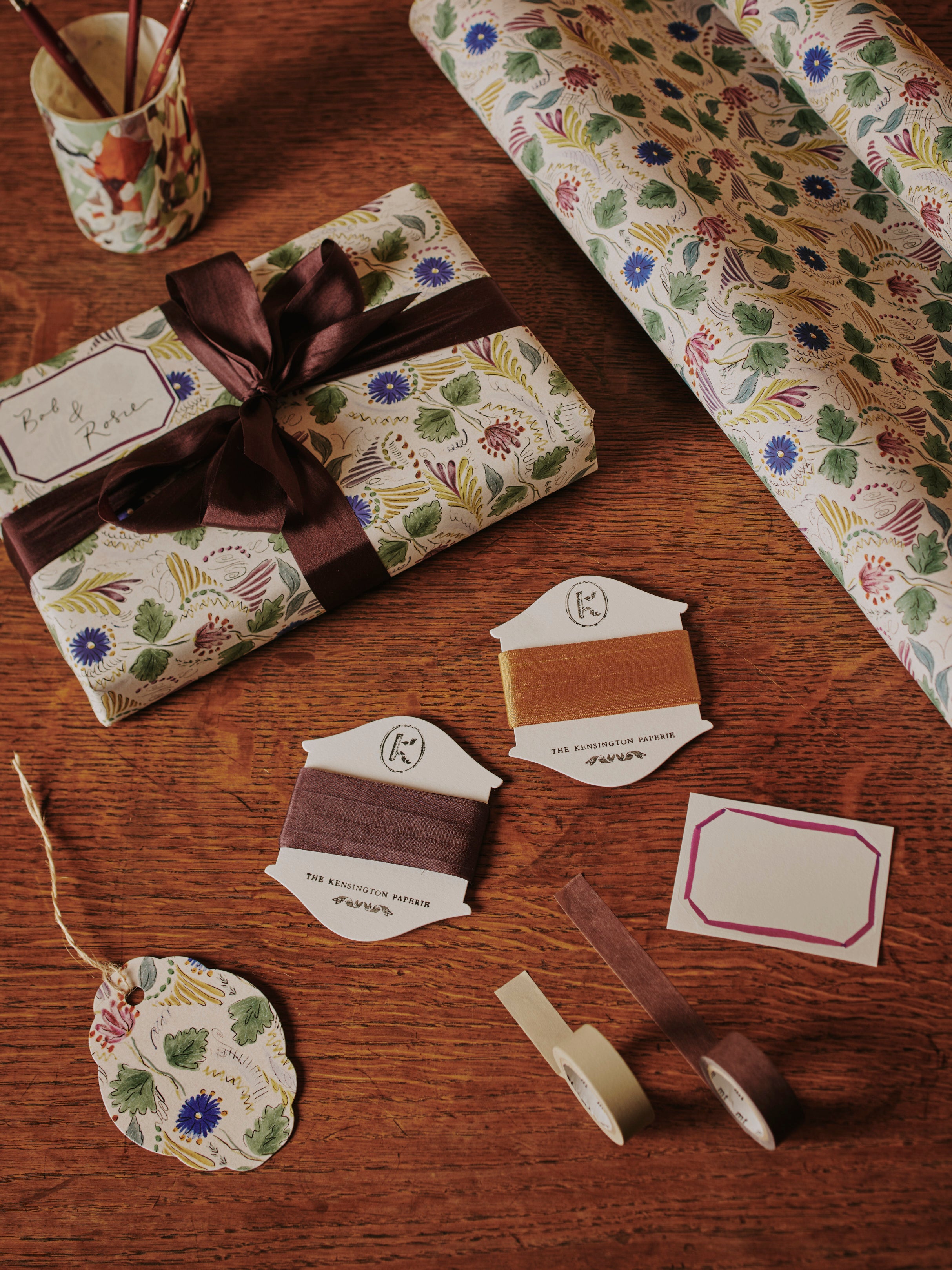 Wrapping Kit Box - Delft Cornflower